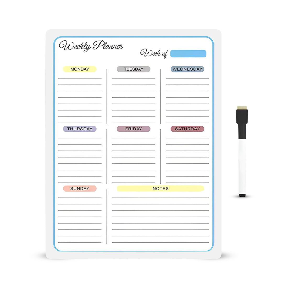 Magnetic Weekly Planner - A4