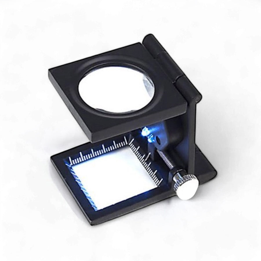 10X Folding Magnifier LED