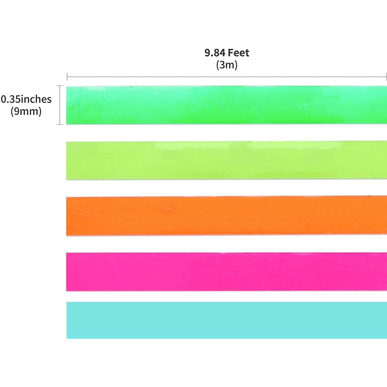 Embossing Tapes - Fluoro Combo