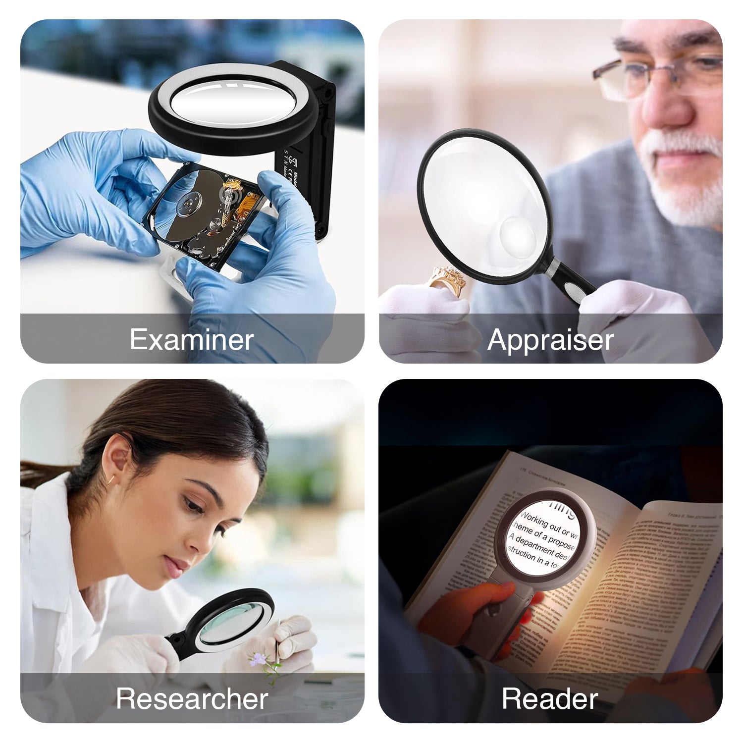 18 LED 10x/30x Foldable Magnifier
