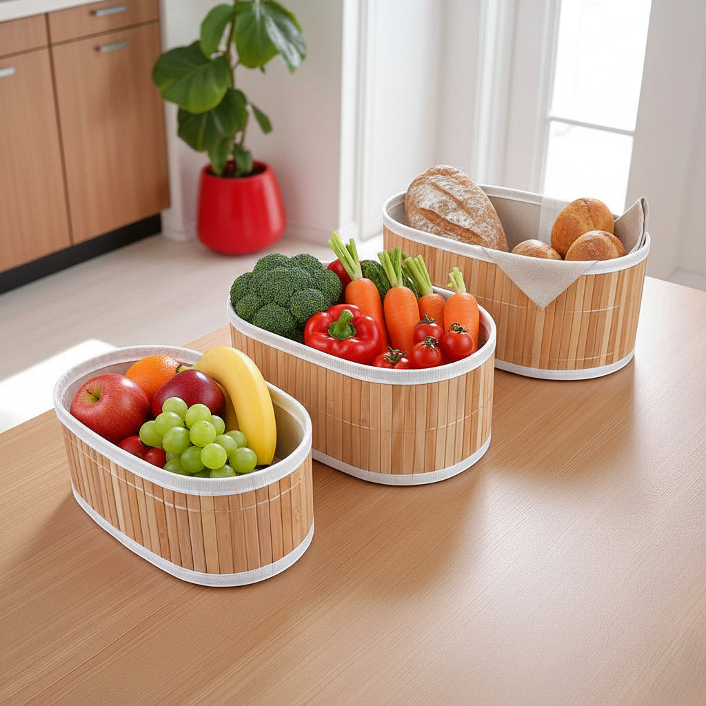 Bambox Storage Baskets - Oval
