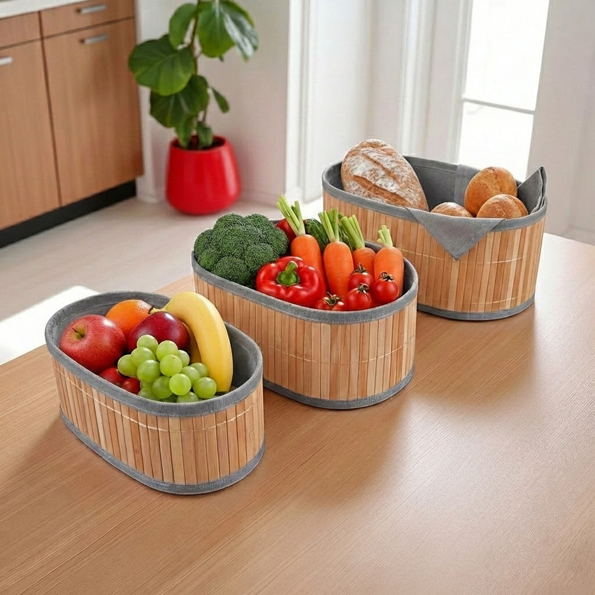 Bambox Storage Baskets - Oval