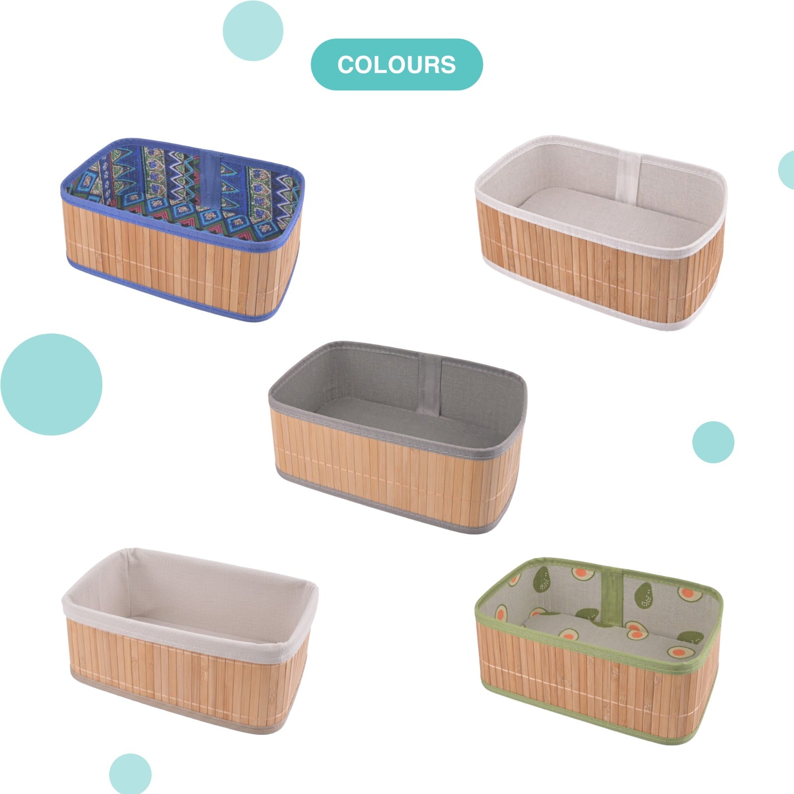 Bambox Storage Baskets - Rect