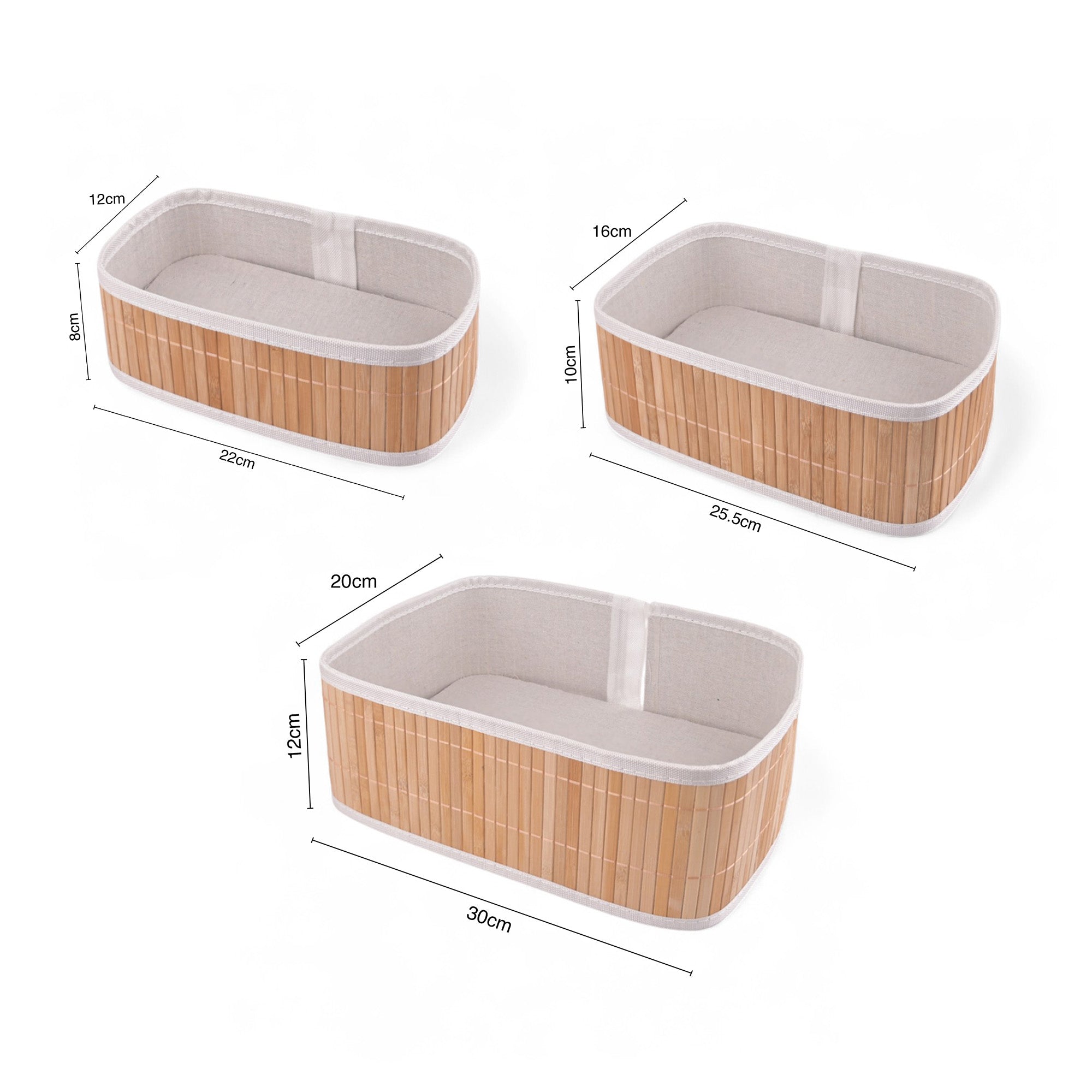 Bambox Storage Baskets - Rect