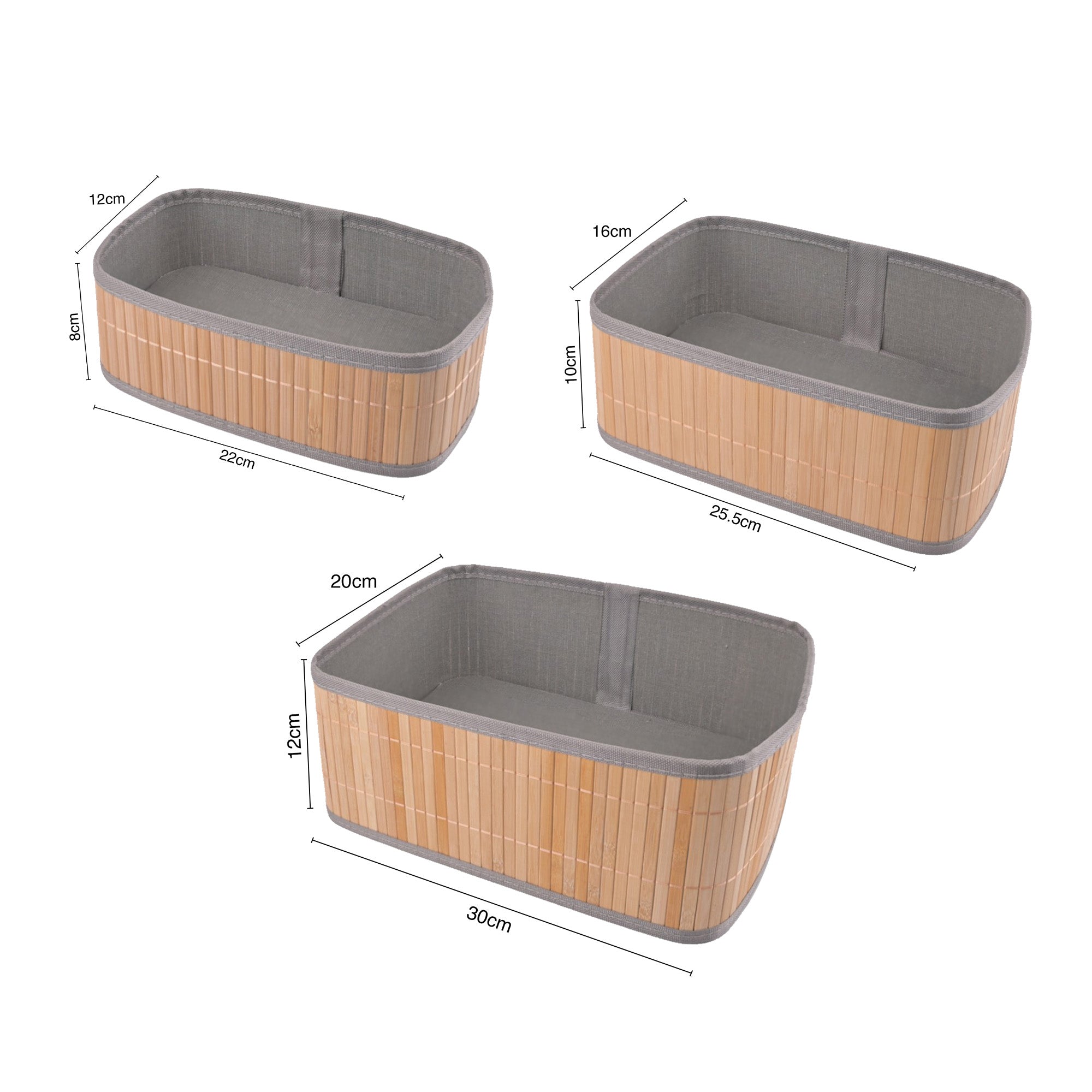 Bambox Storage Baskets - Rect