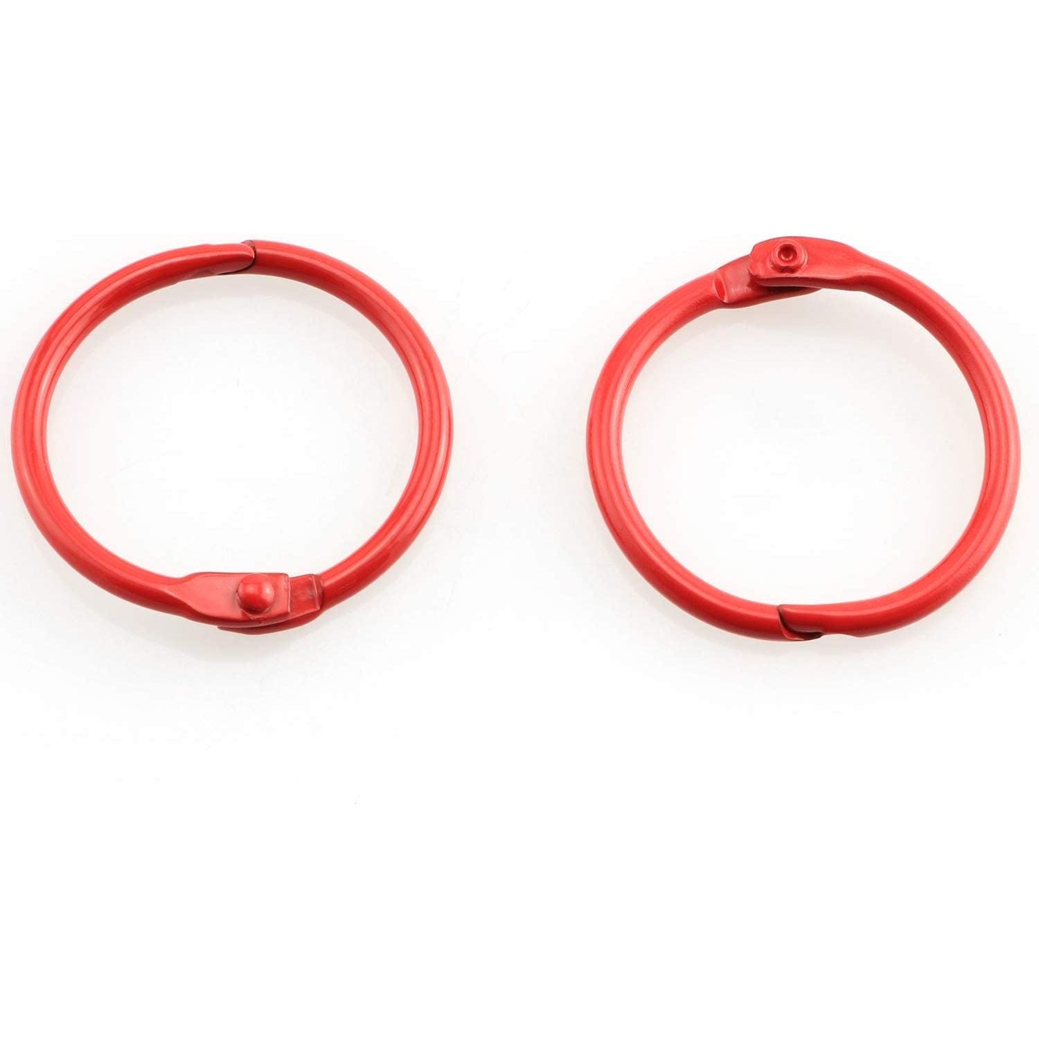 25mm Book Rings - Red