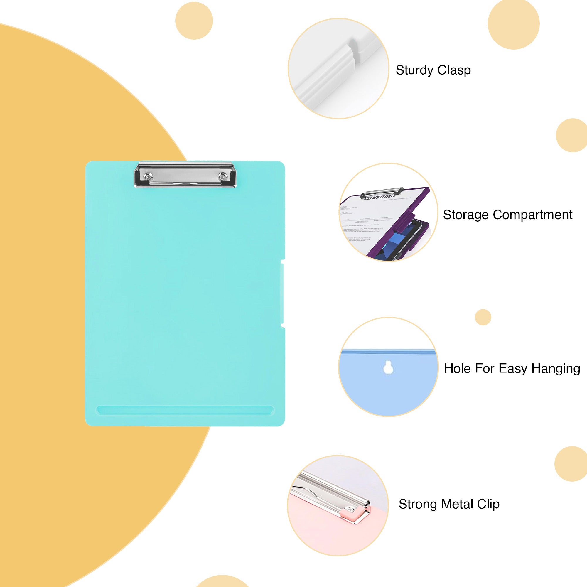 Sleek Storage Clipboard - oddpod