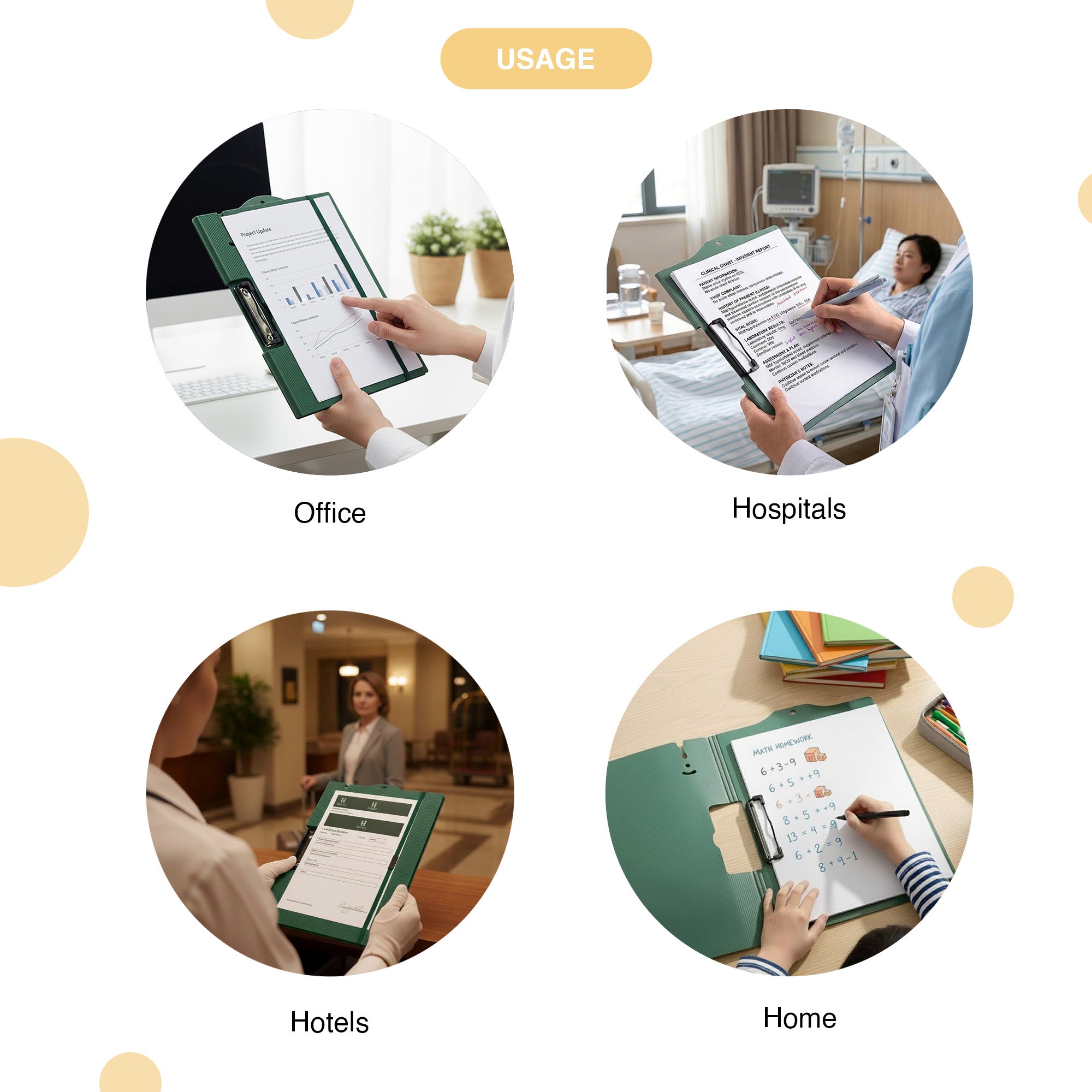 Secure Folding Clipboard - Horizontal