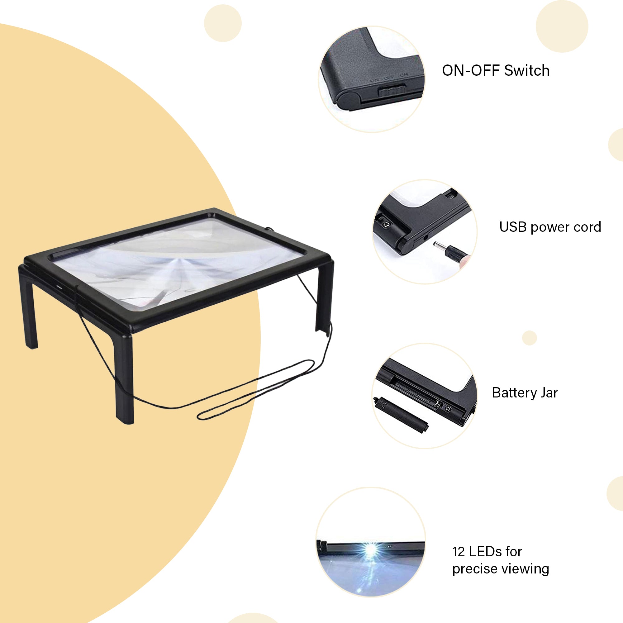 12-LED Handsfree Magnifier - oddpod