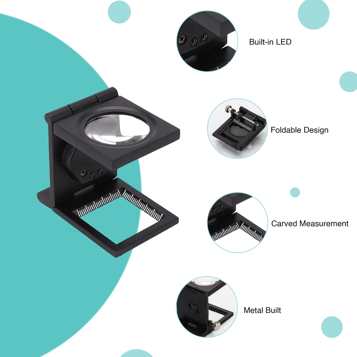10X Folding Magnifier LED - oddpod