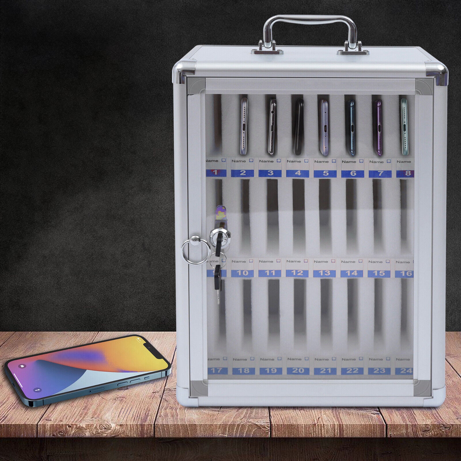 Mobile Storage Box - 24 Slots