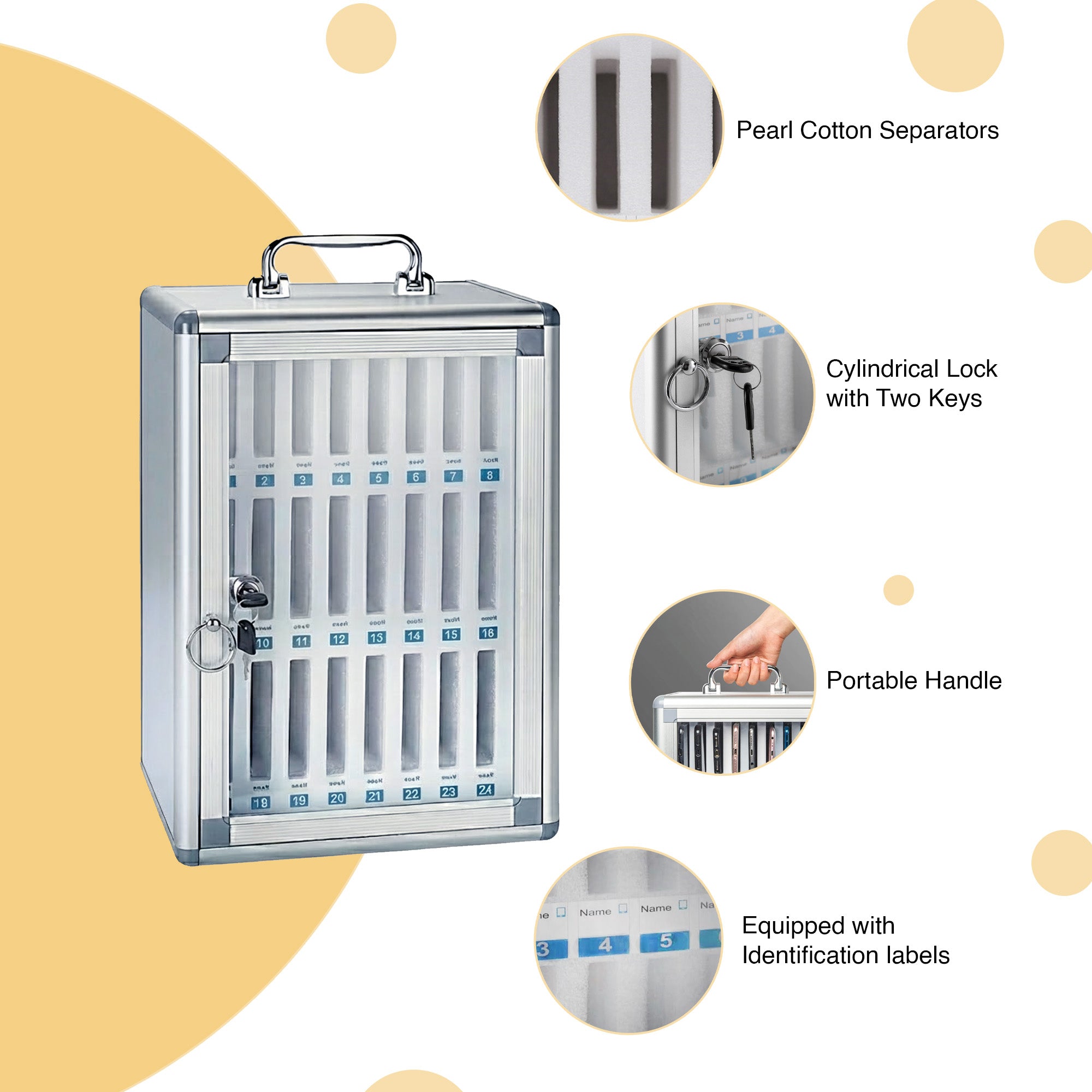 Mobile Storage Box - 24 Slots - oddpod