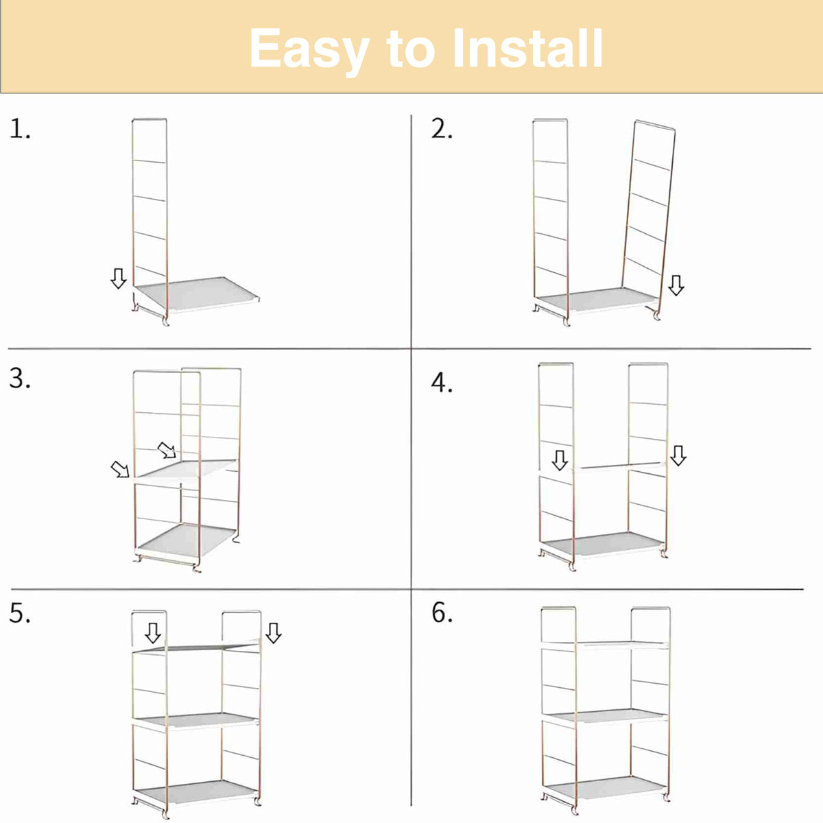 ModStack Shelf Dividers - 3 Tier - oddpod