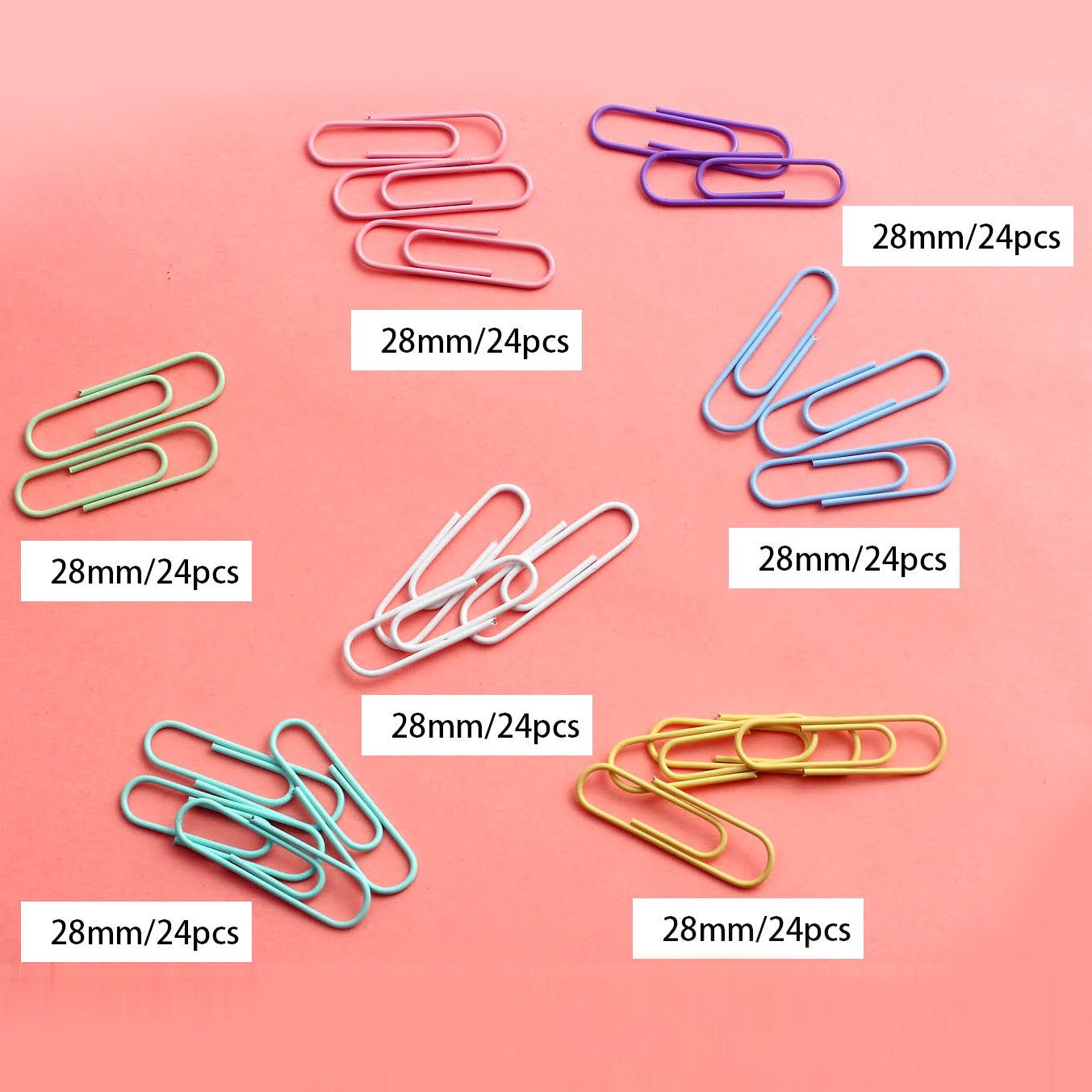 Pastel Gem Clips Set