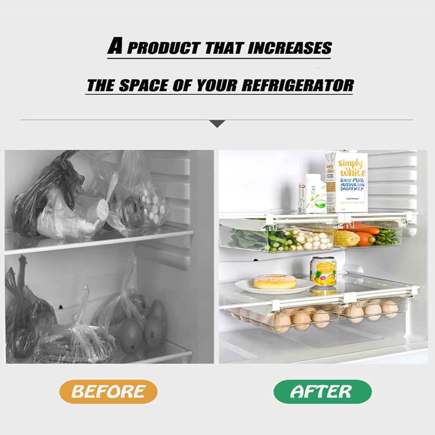 Sliding Refrigerator Tray