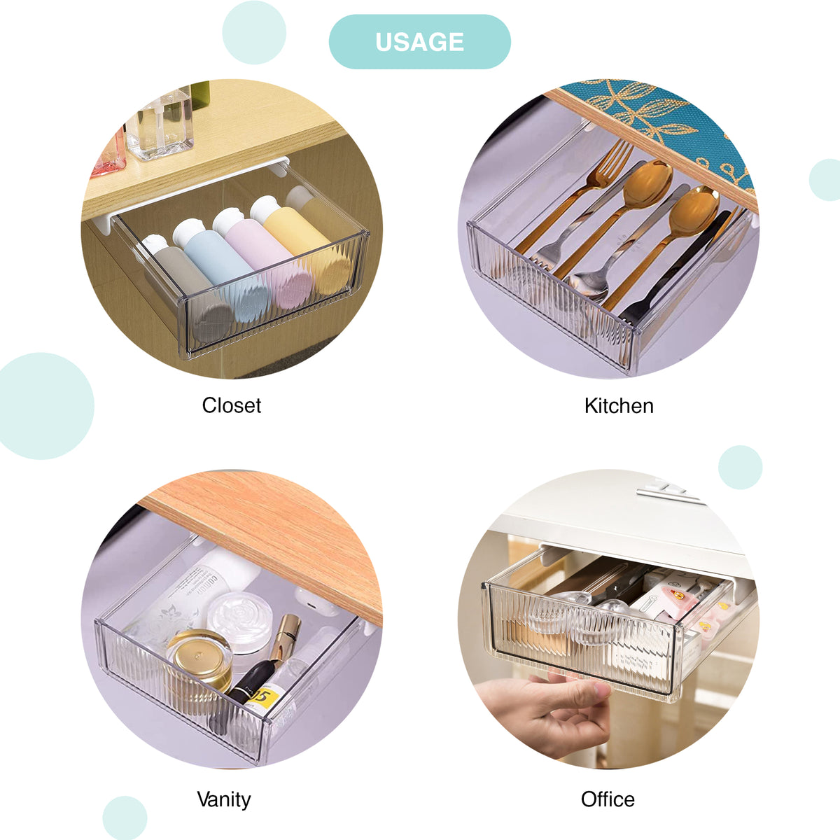 Fluted Hidden Drawer - Small - oddpod