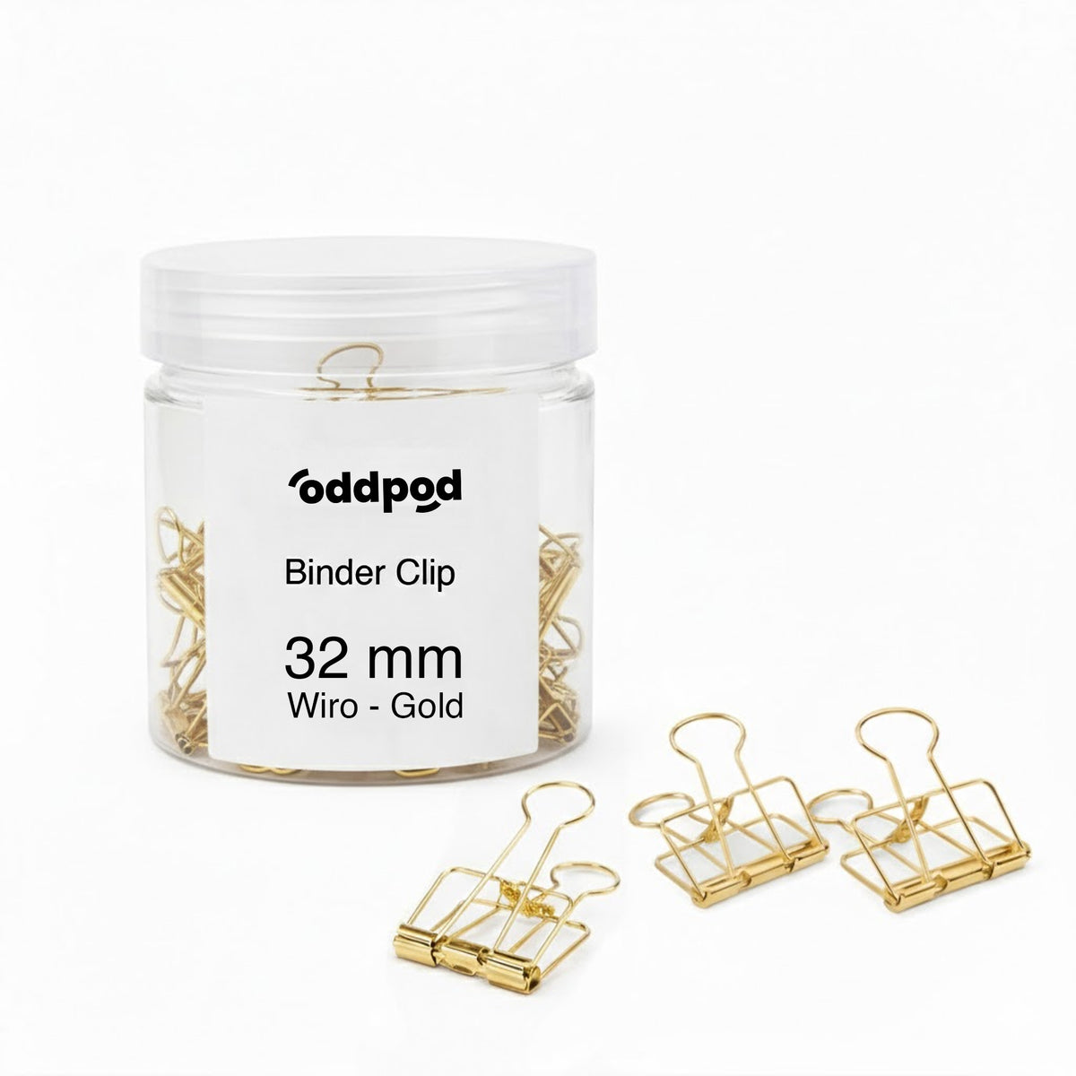 Wiro Binder Clips - Gold - oddpod