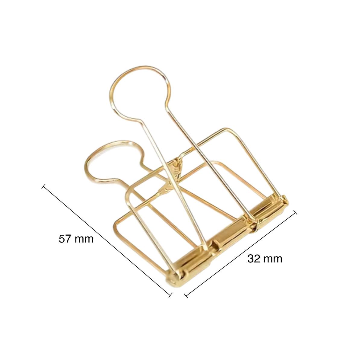 Wiro Binder Clips - Gold - oddpod