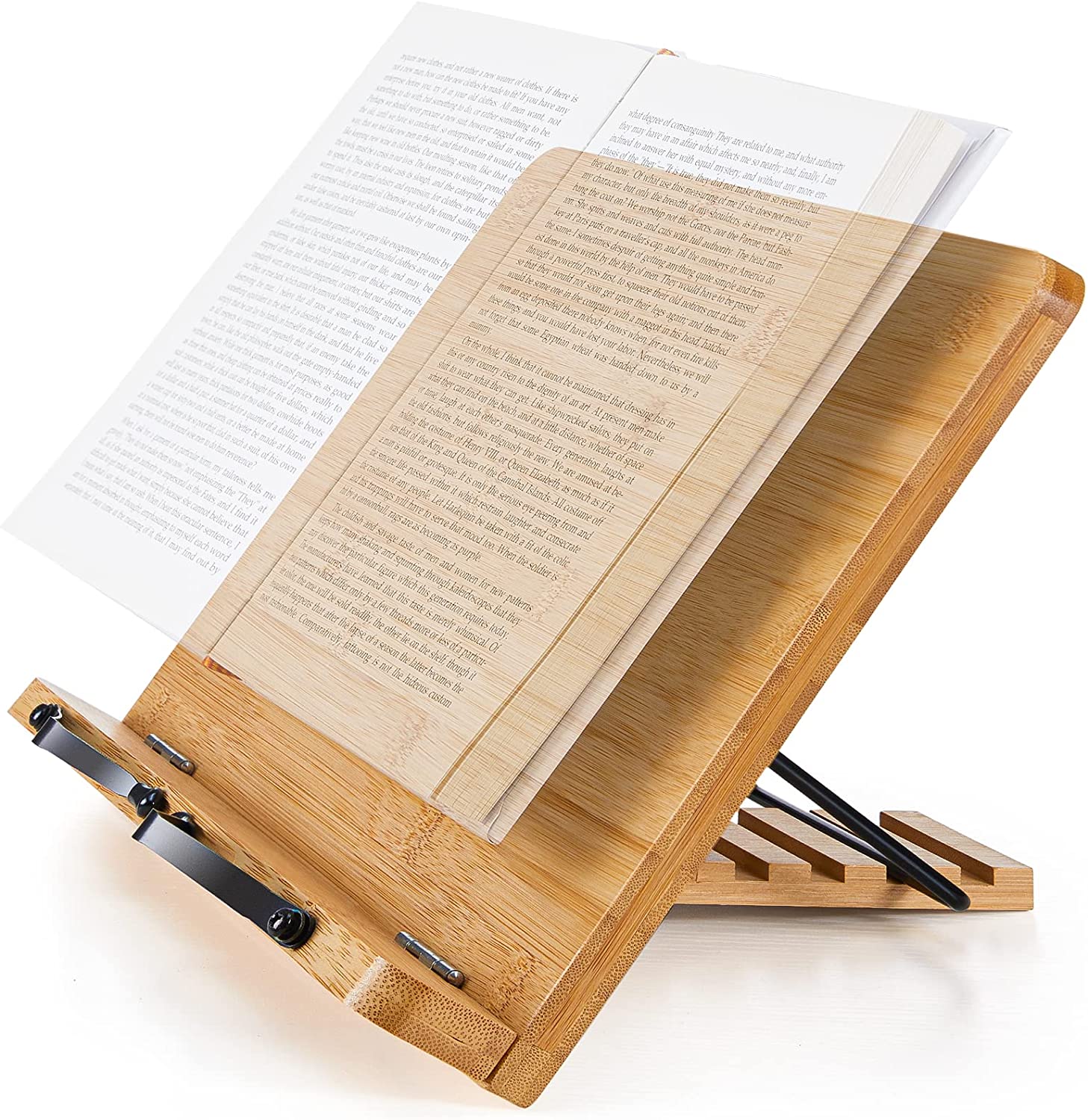 Bamboo Book Stand