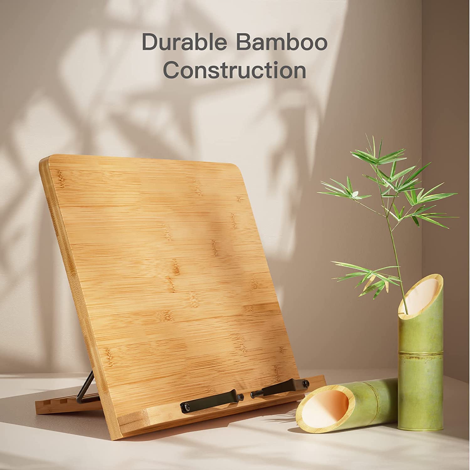 Bamboo Book Stand