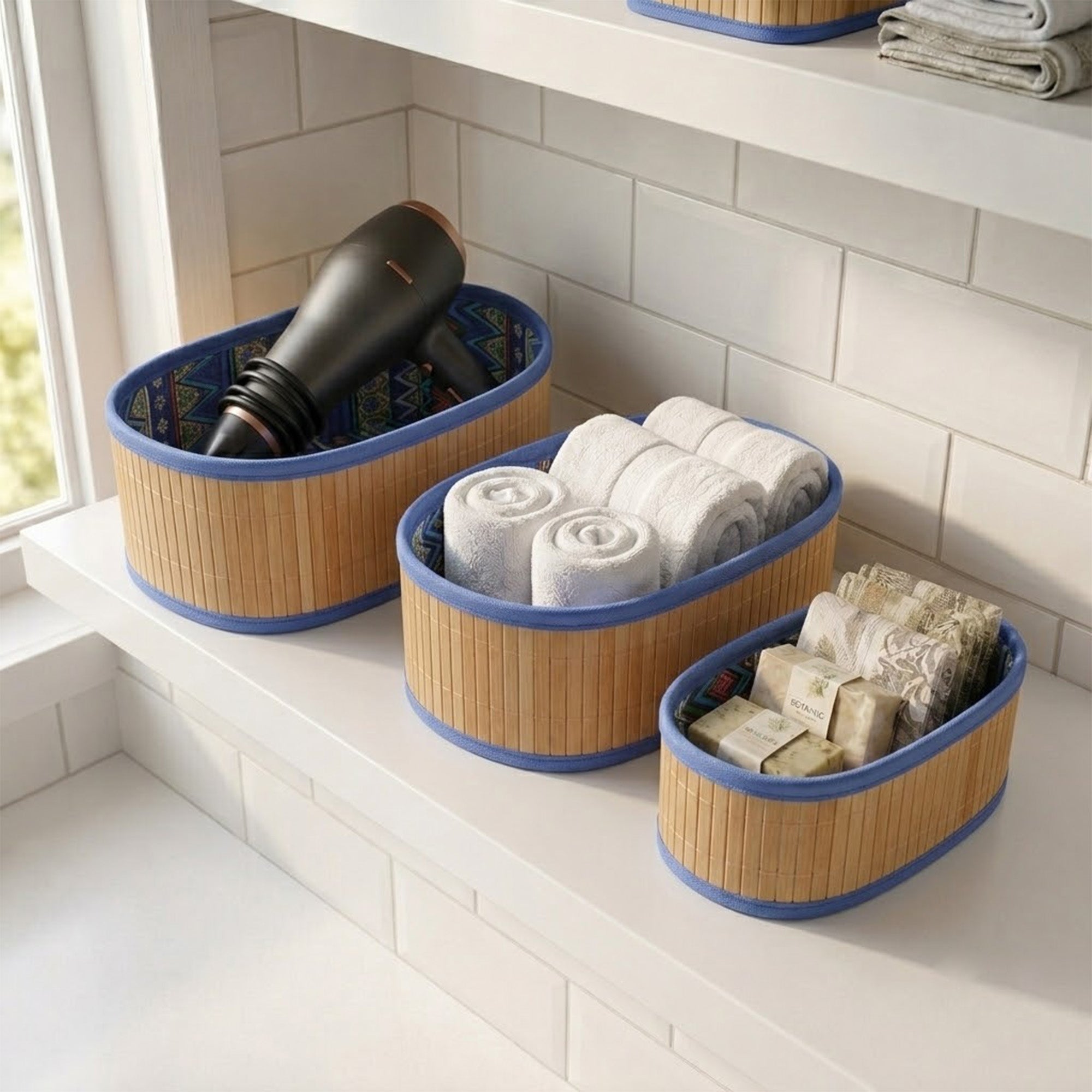 Bambox Storage Baskets - Oval - oddpod