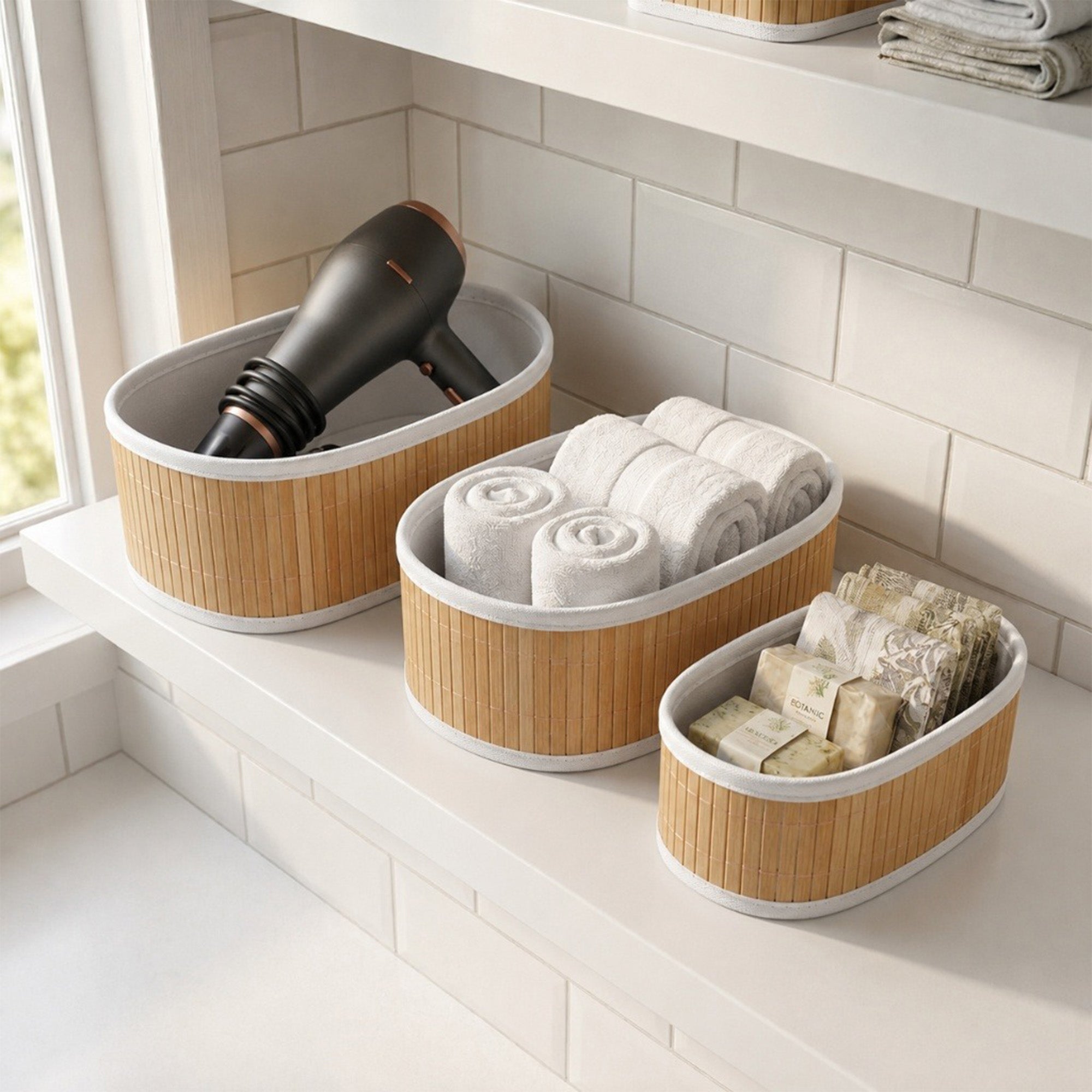Bambox Storage Baskets - Oval - oddpod