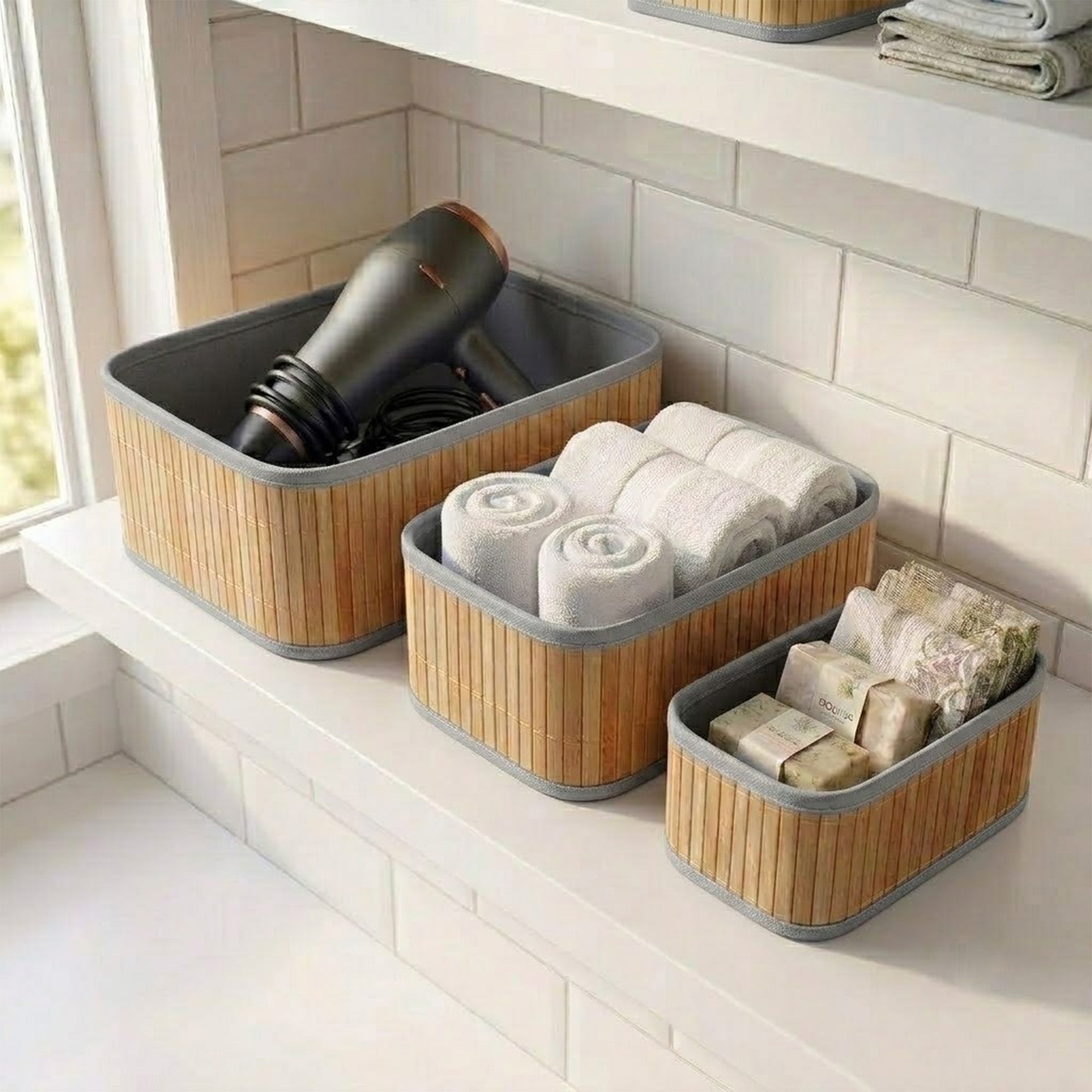 Bambox Storage Baskets - Rect - oddpod