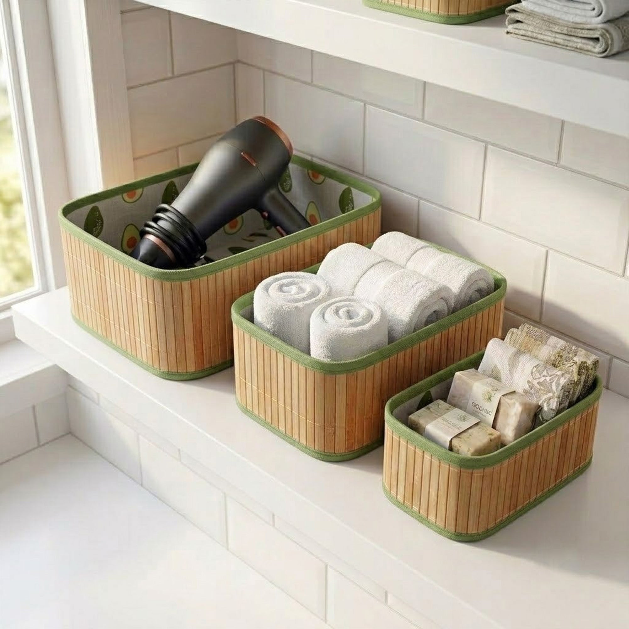 Bambox Storage Baskets - Rect - oddpod