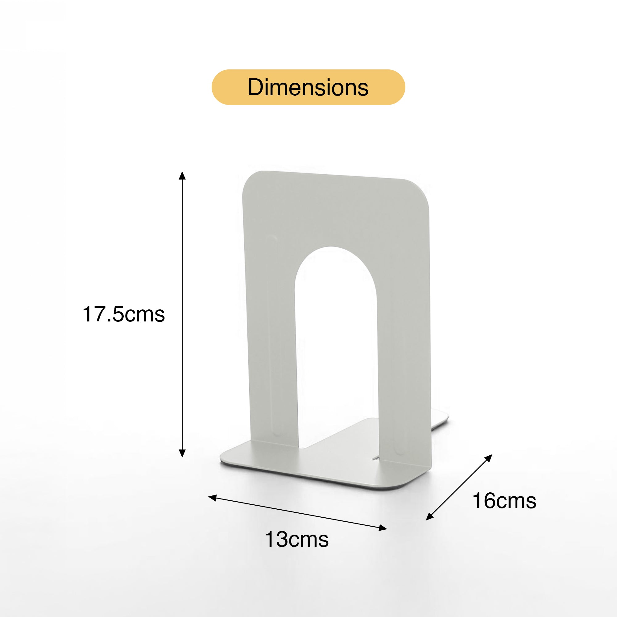 Peblo Metallic Bookends