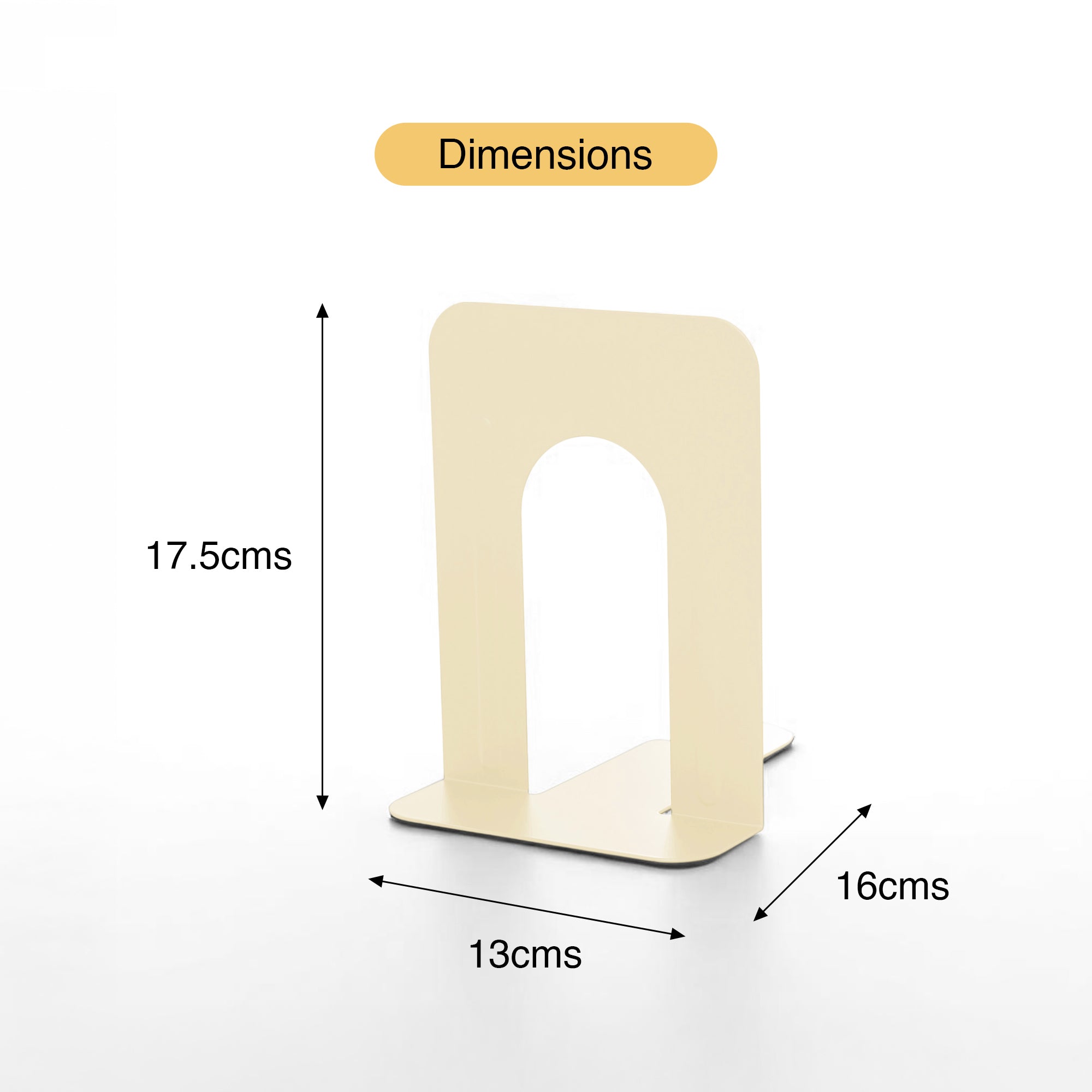 Peblo Metallic Bookends