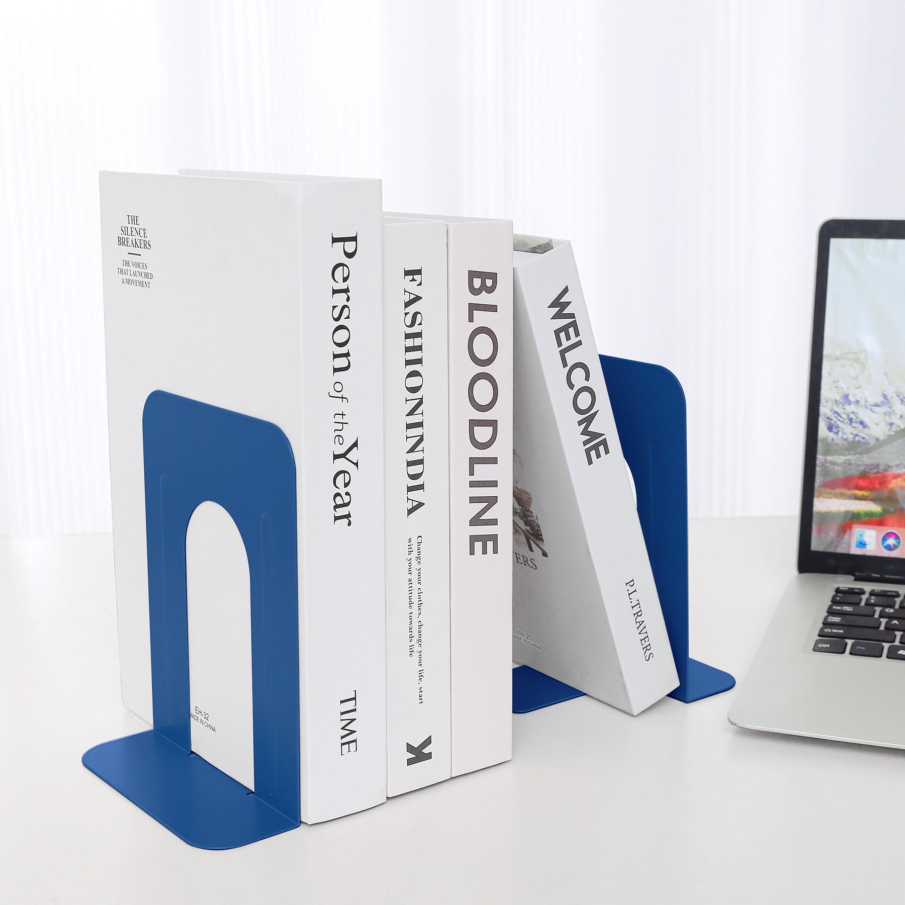 Peblo Metallic Bookends