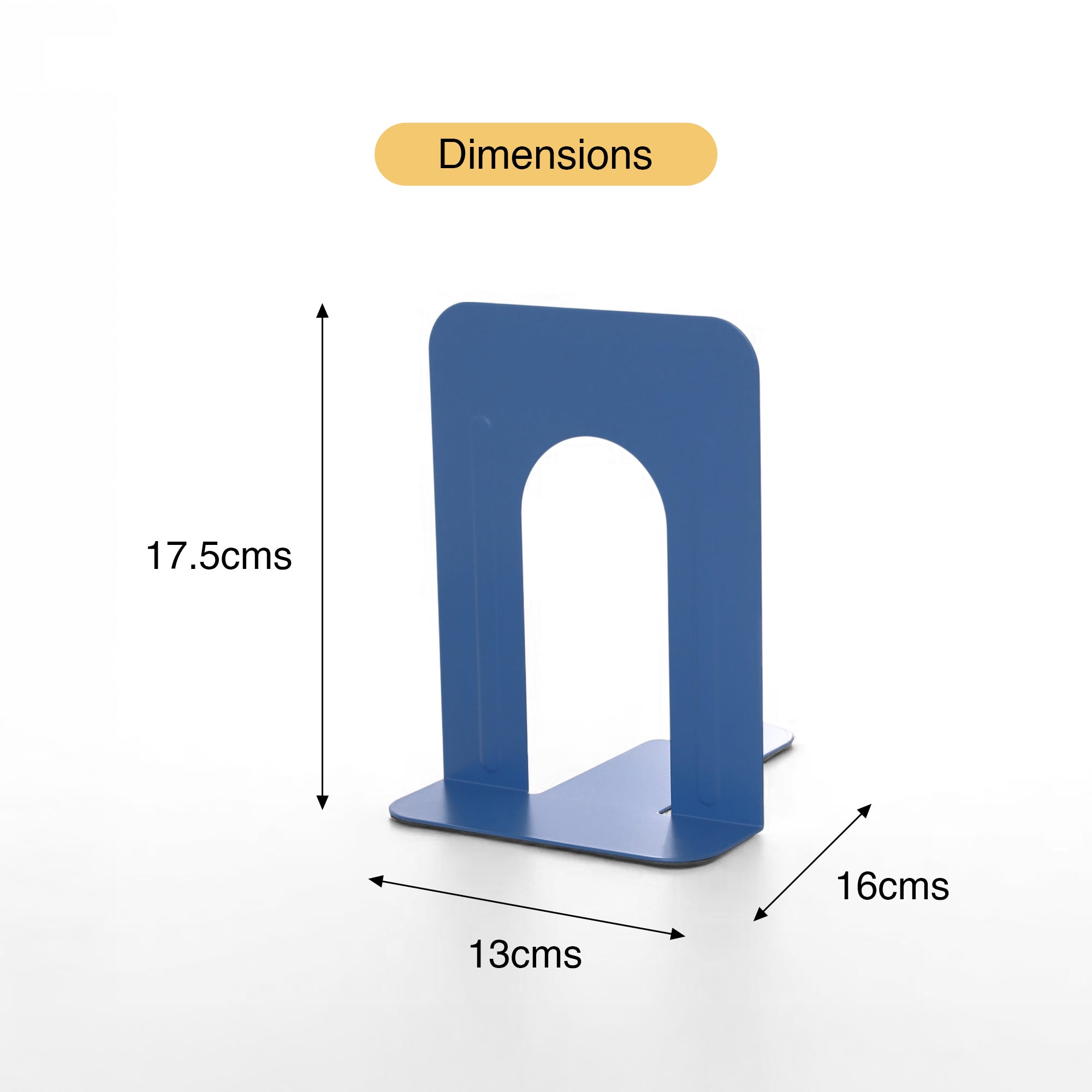Peblo Metallic Bookends