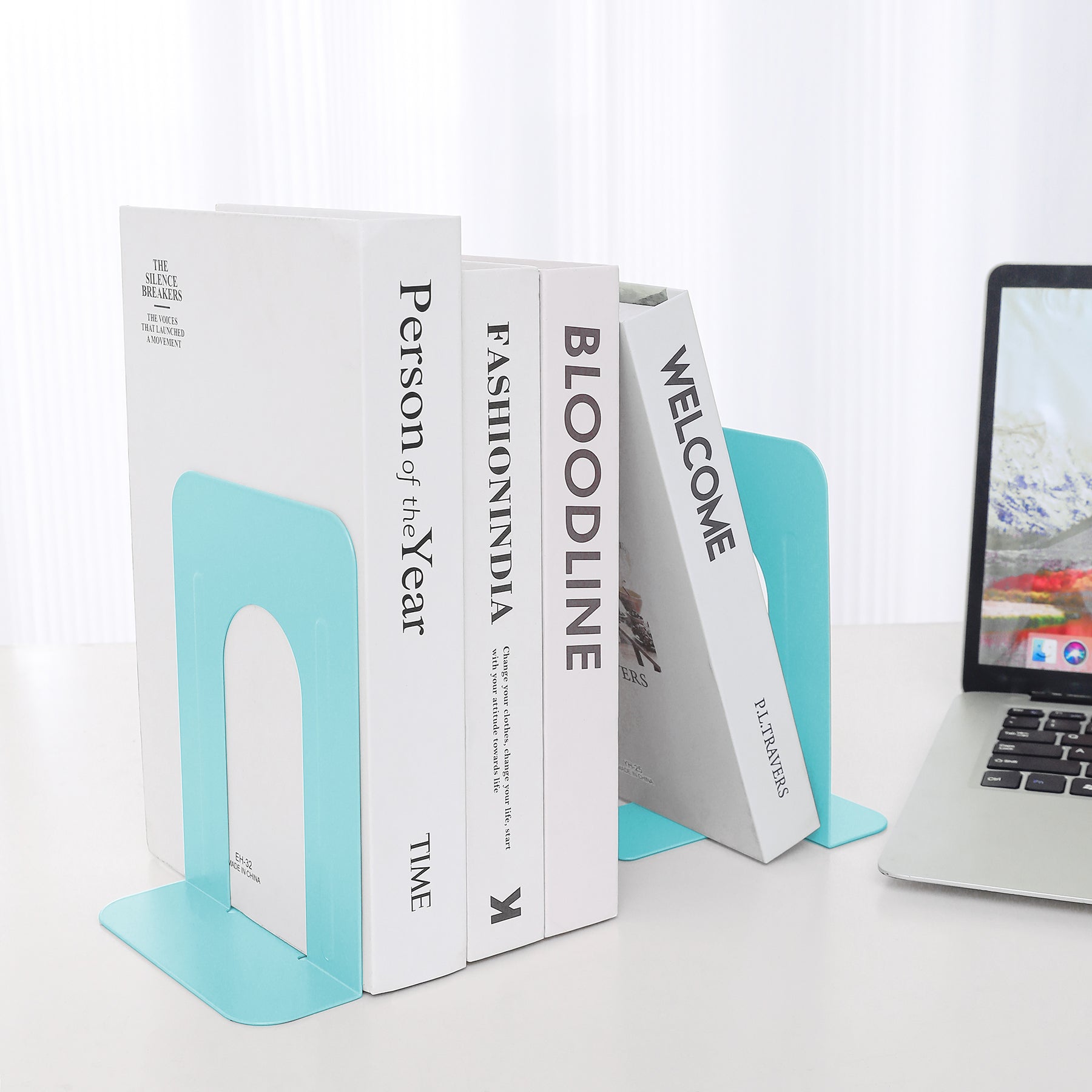 Peblo Metallic Bookends