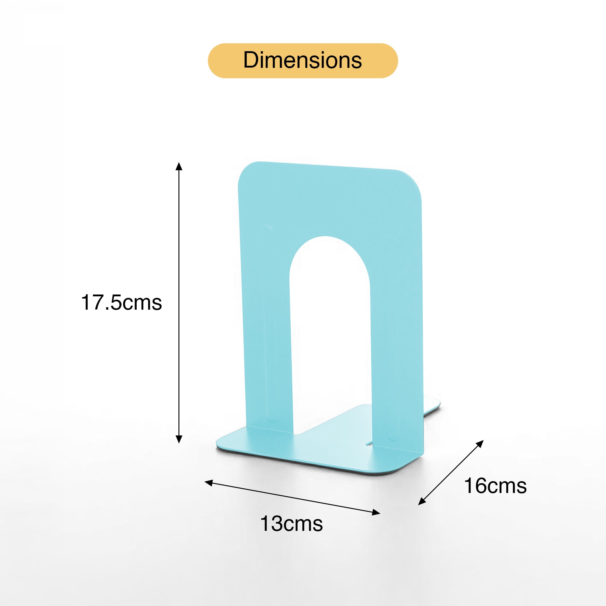Peblo Metallic Bookends