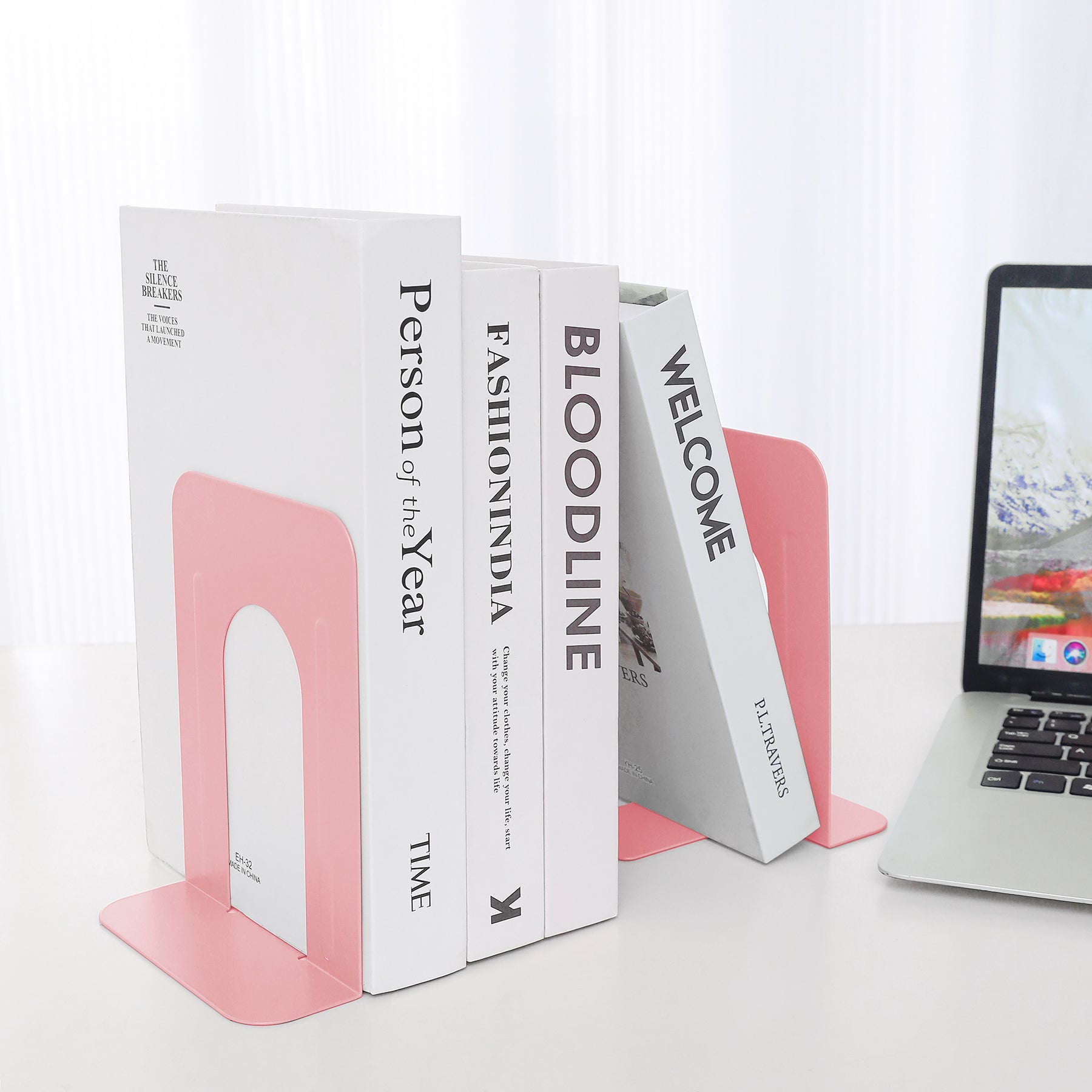 Peblo Metallic Bookends