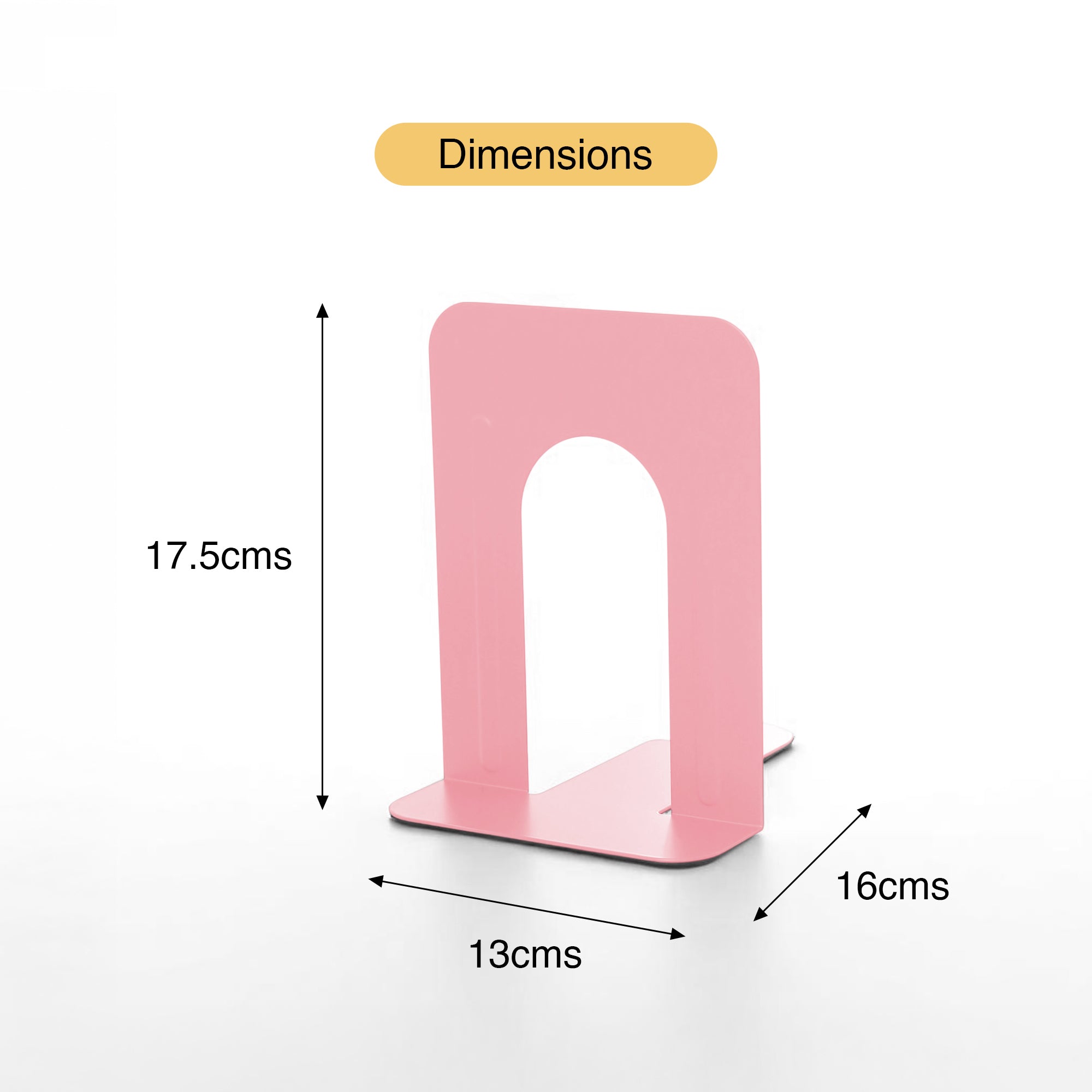 Peblo Metallic Bookends
