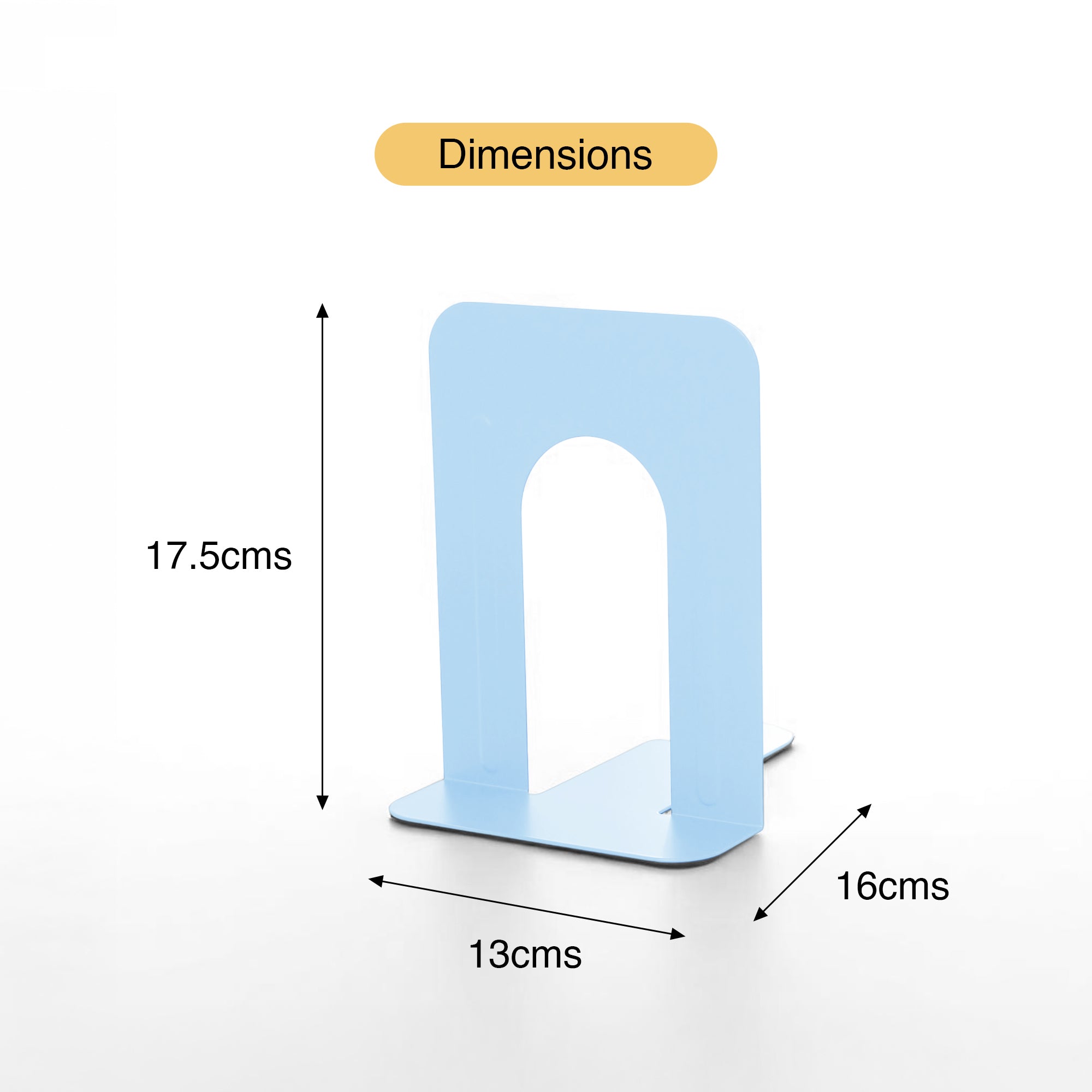 Peblo Metallic Bookends