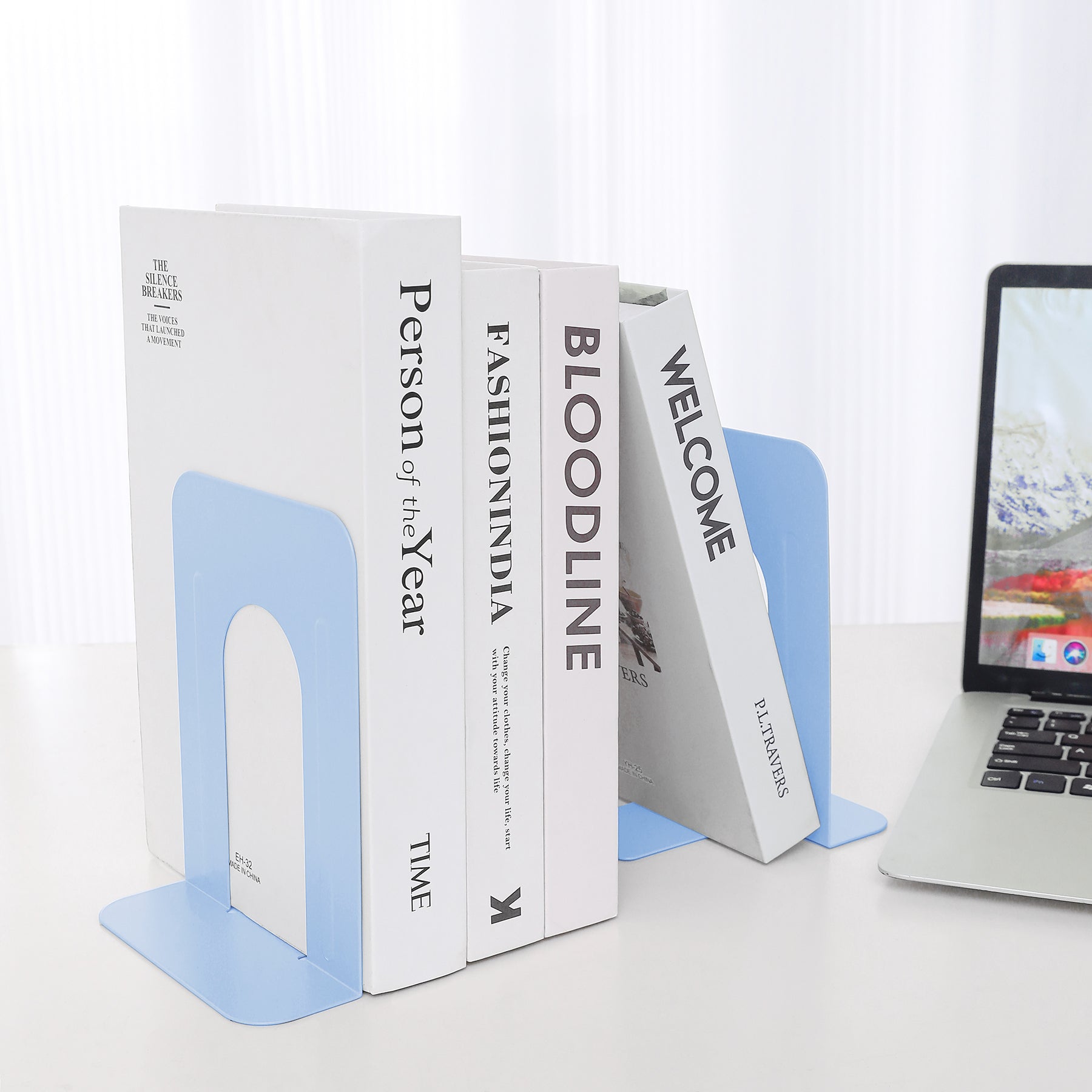 Peblo Metallic Bookends