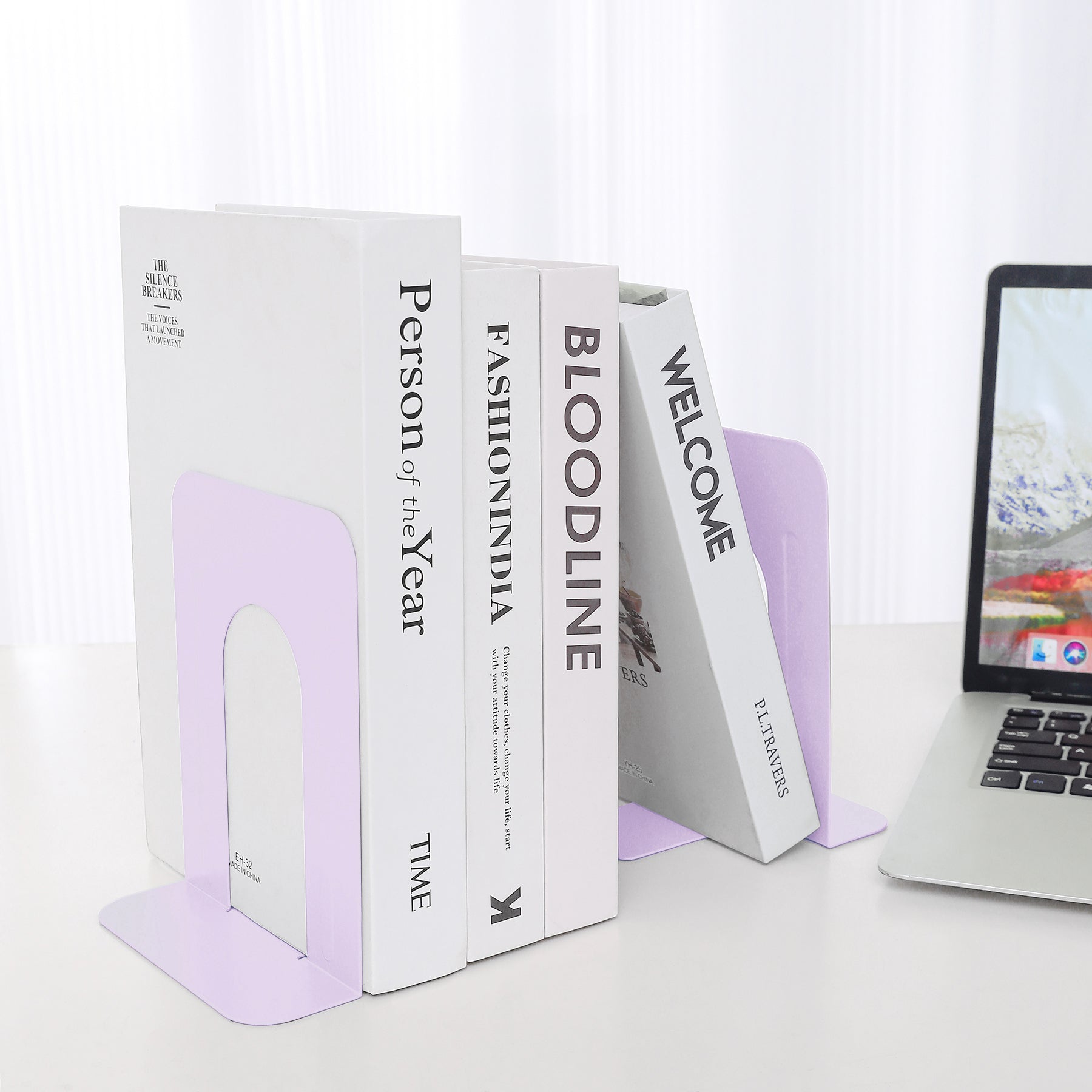 Peblo Metallic Bookends