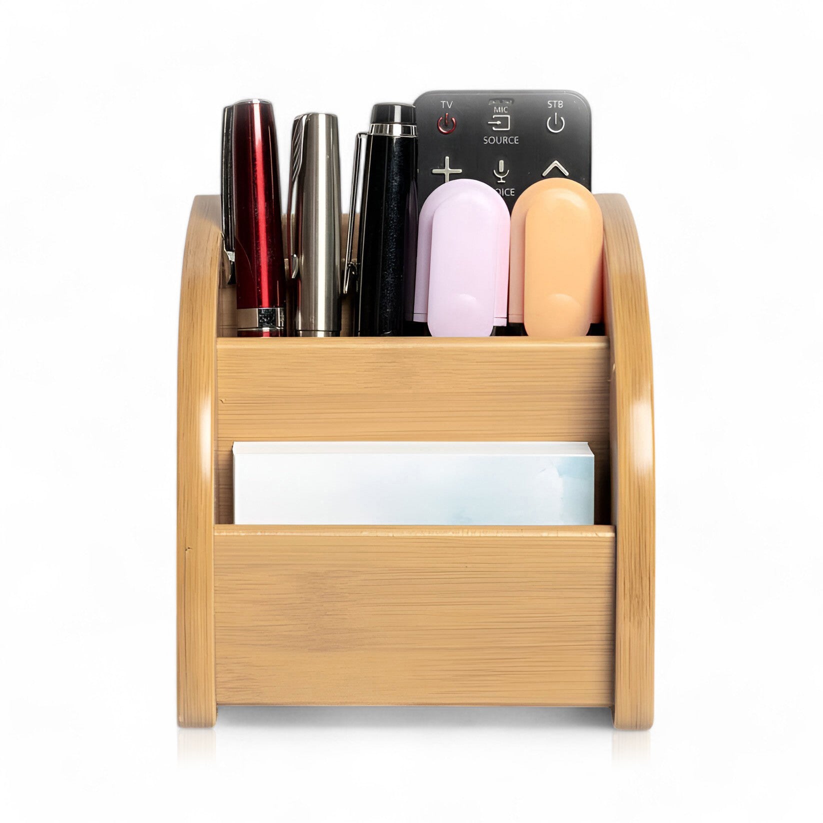 Compact Wooden Pen Stand