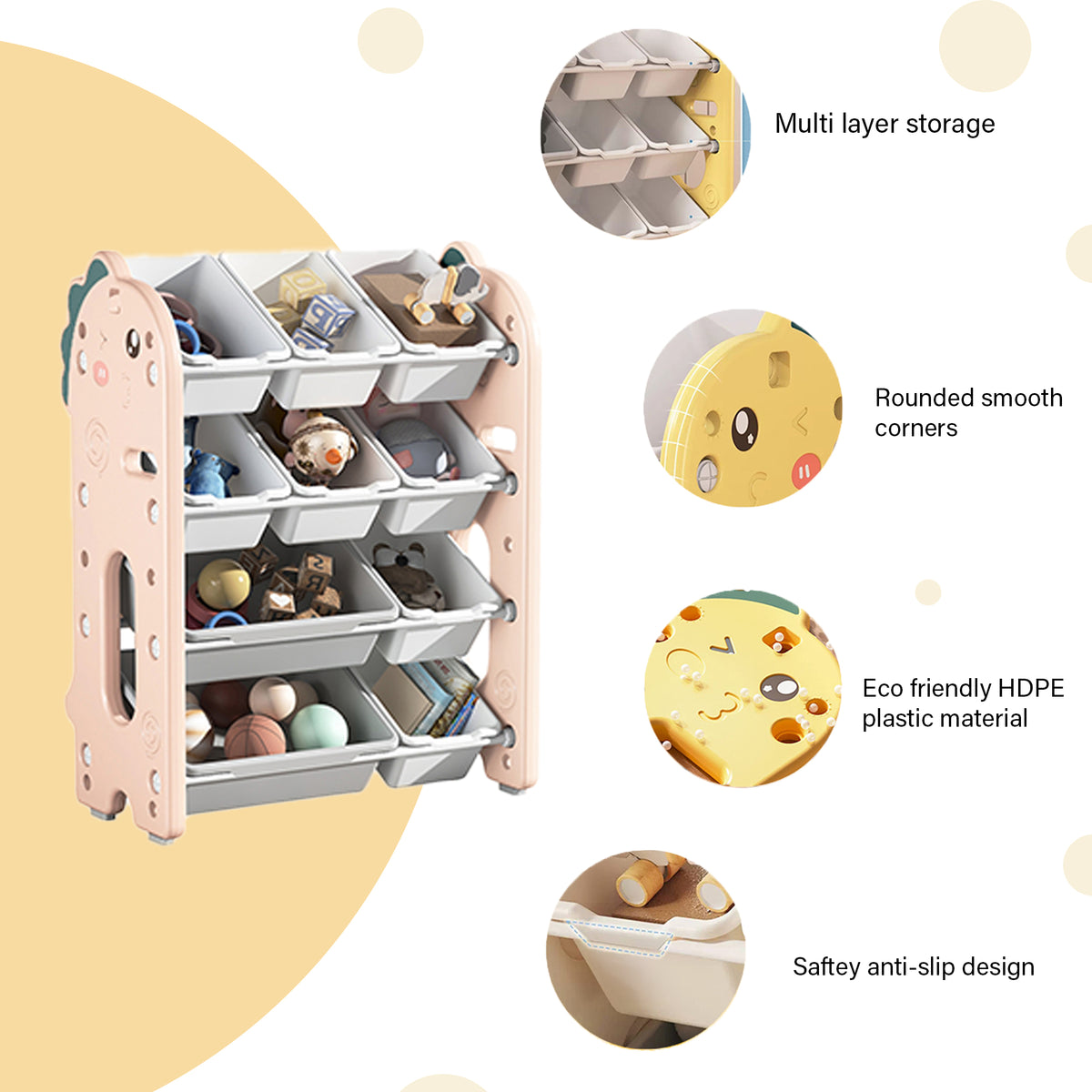Compact Toy Storage Organizer - oddpod