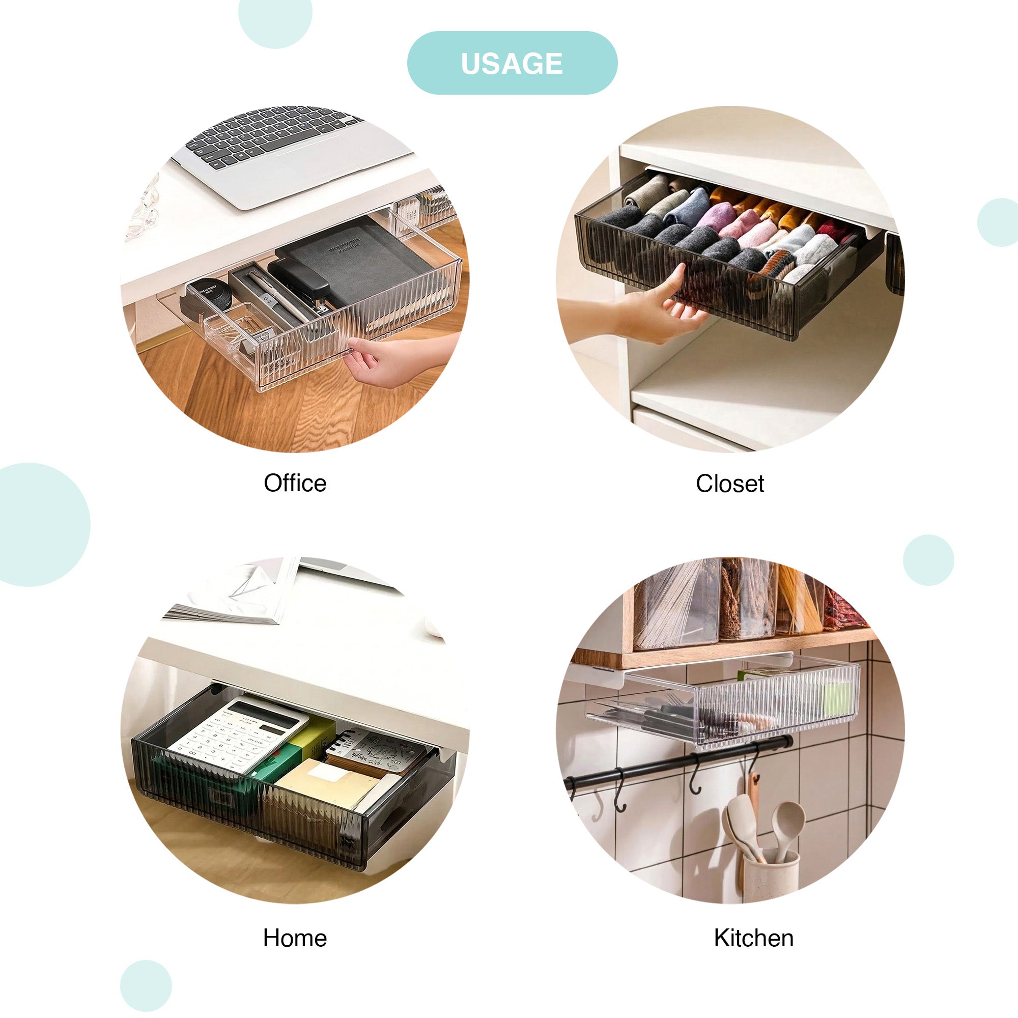 Fluted Hidden Drawer - Large