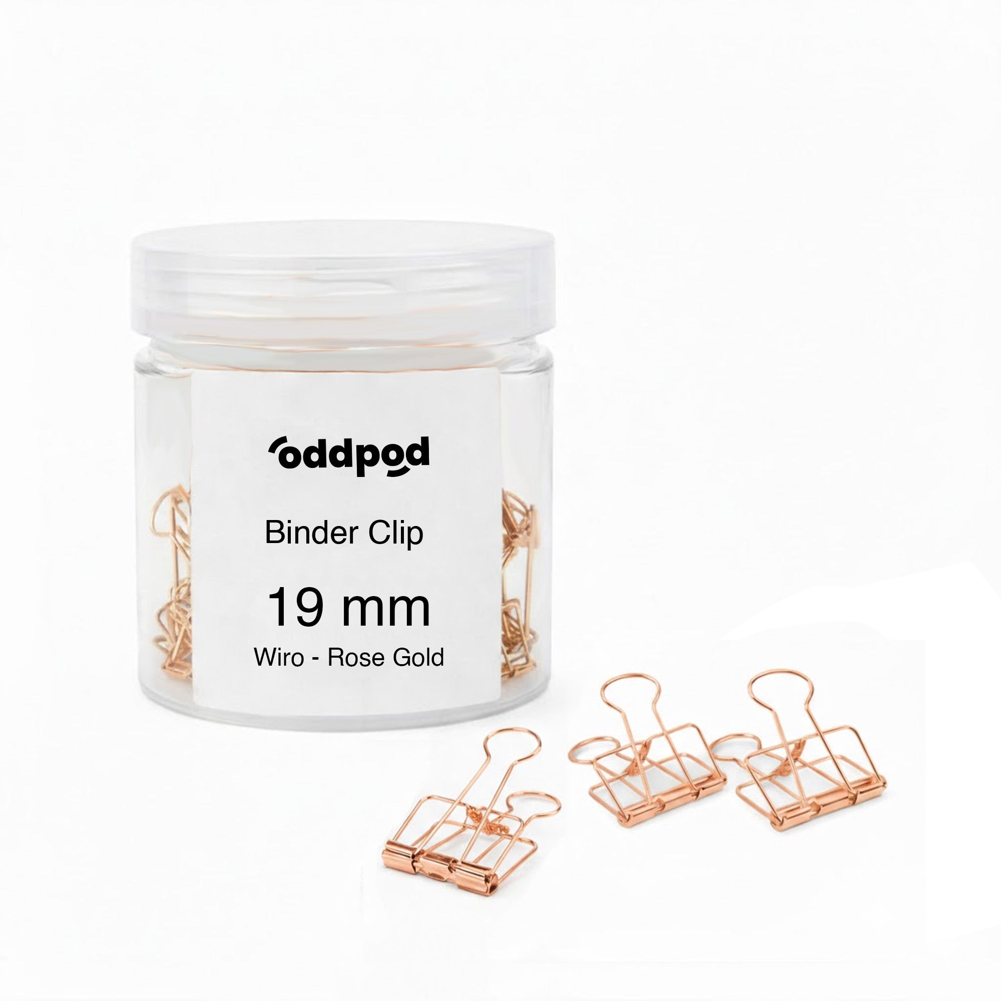 Wiro Binder Clips - Rose Gold