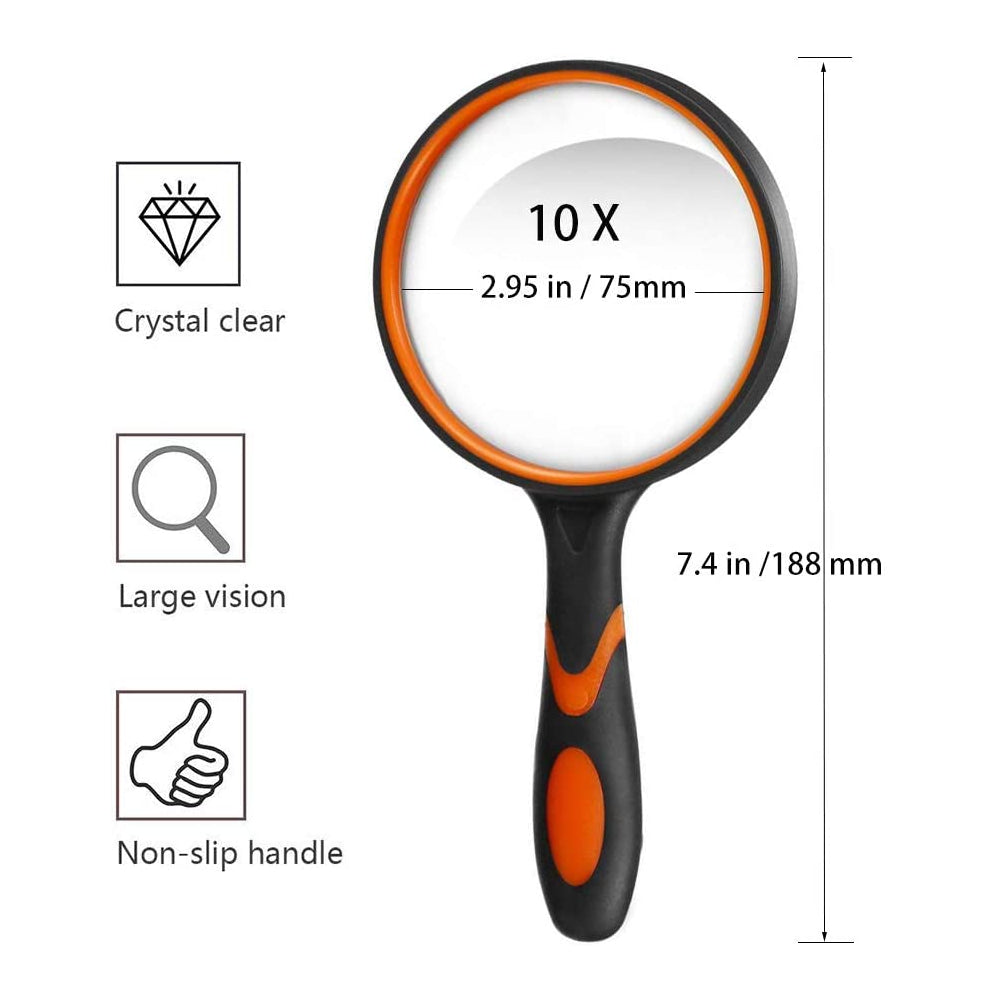 8x Handheld Magnifier - Medium