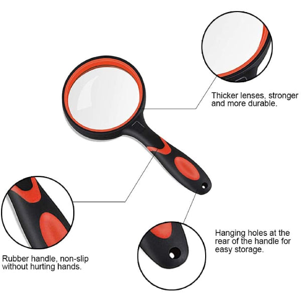 8x Handheld Magnifier - Medium