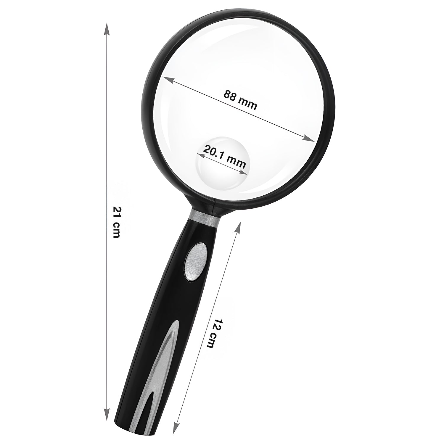 5D 3x/5x Handheld Magnifier