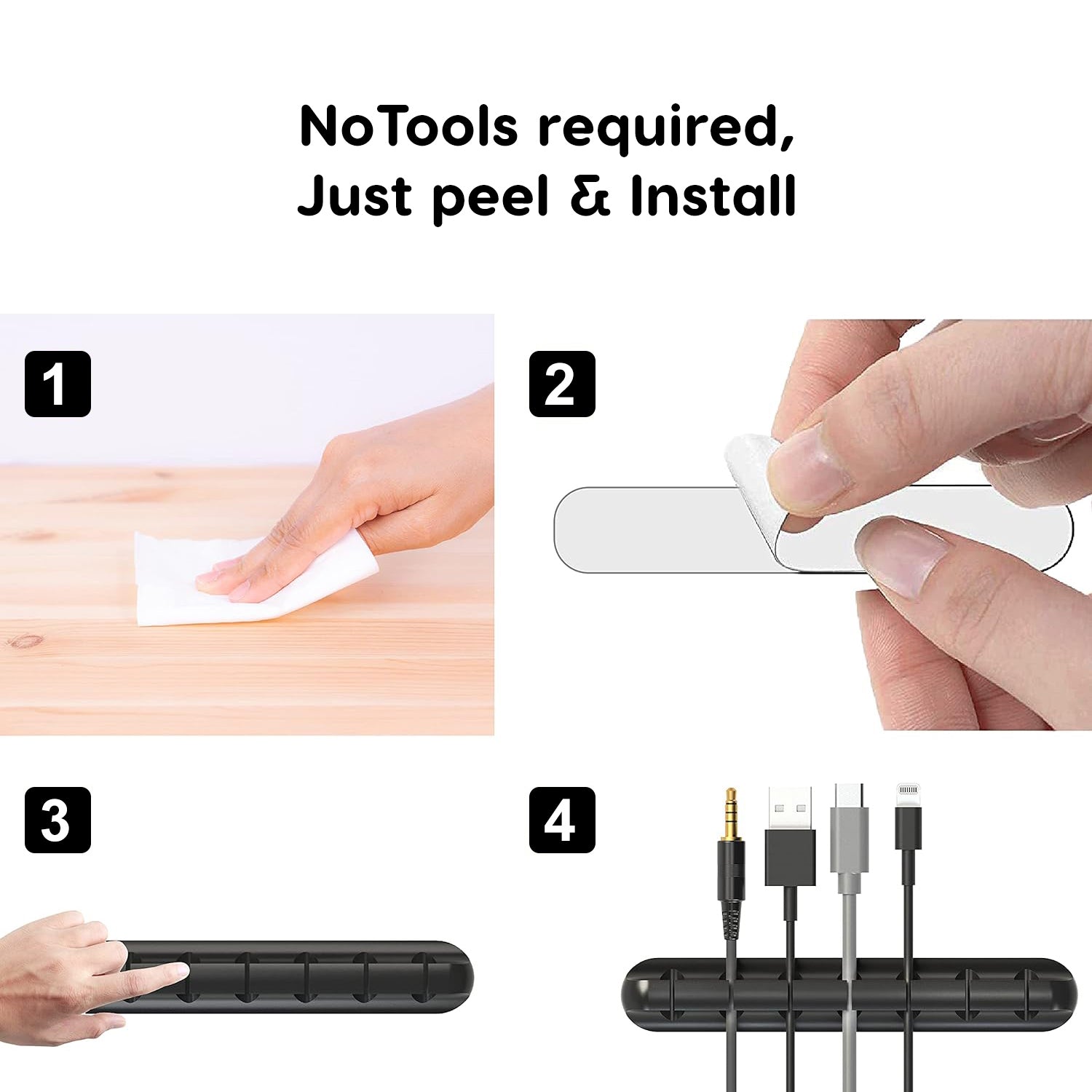 Multi-slot Cable Organizer Combo