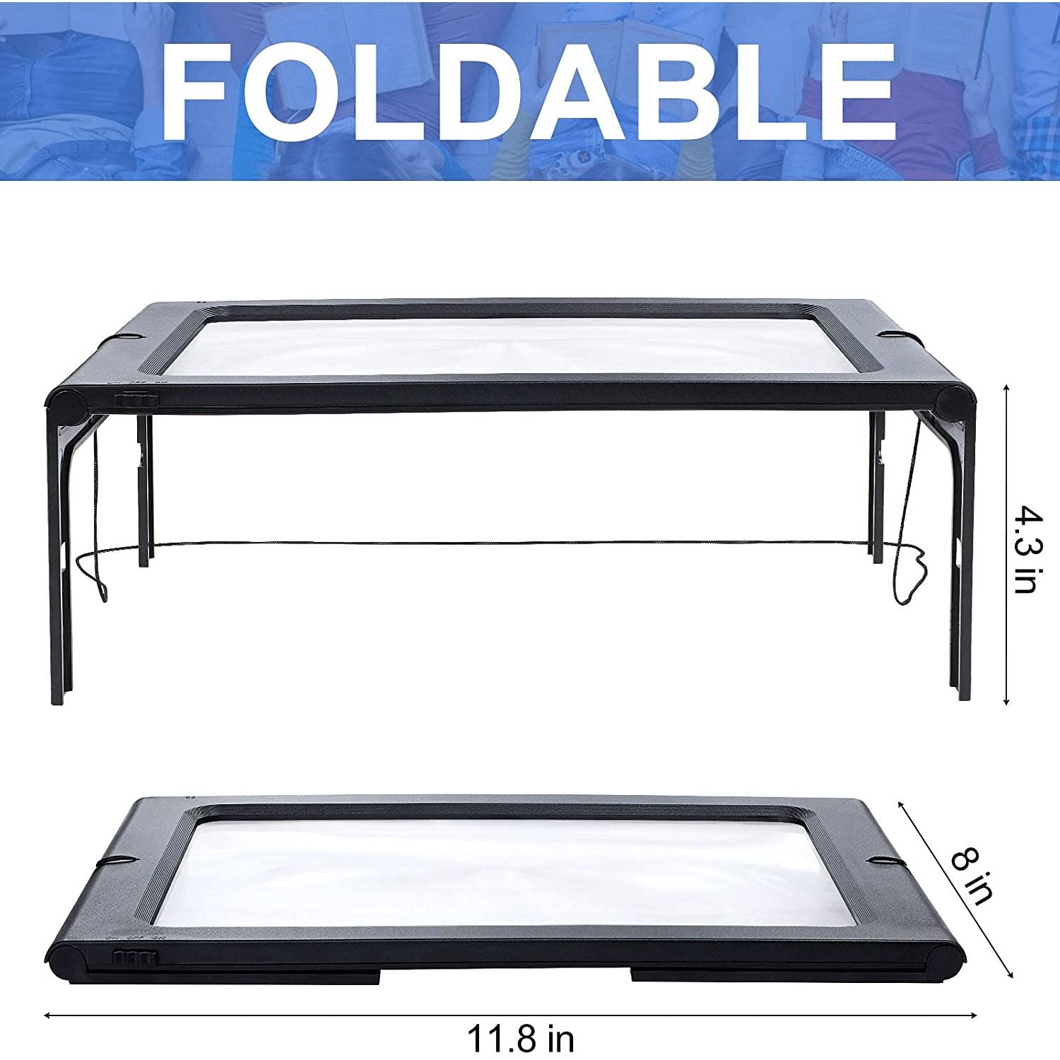 12-LED Handsfree Magnifier