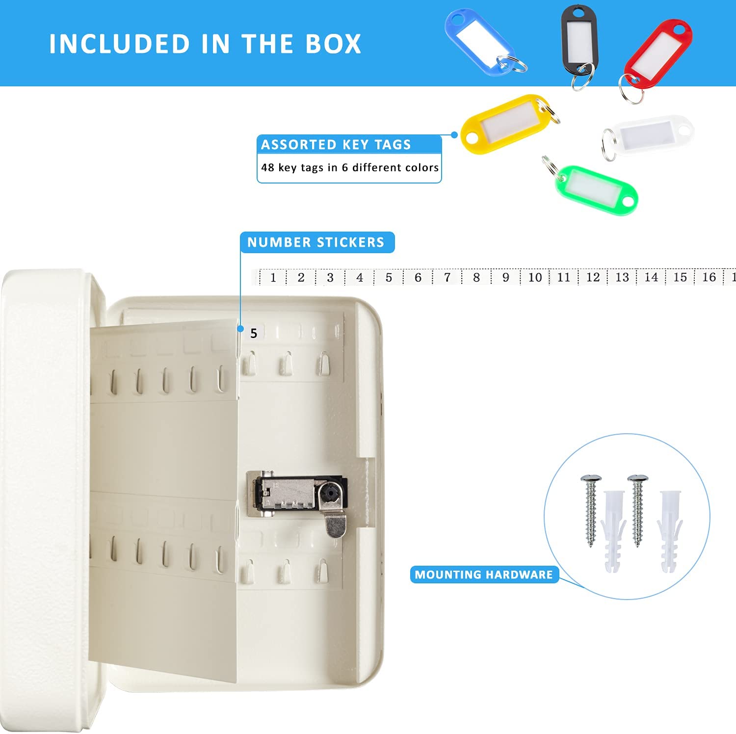 Number Lock Key Box - 48 Slots