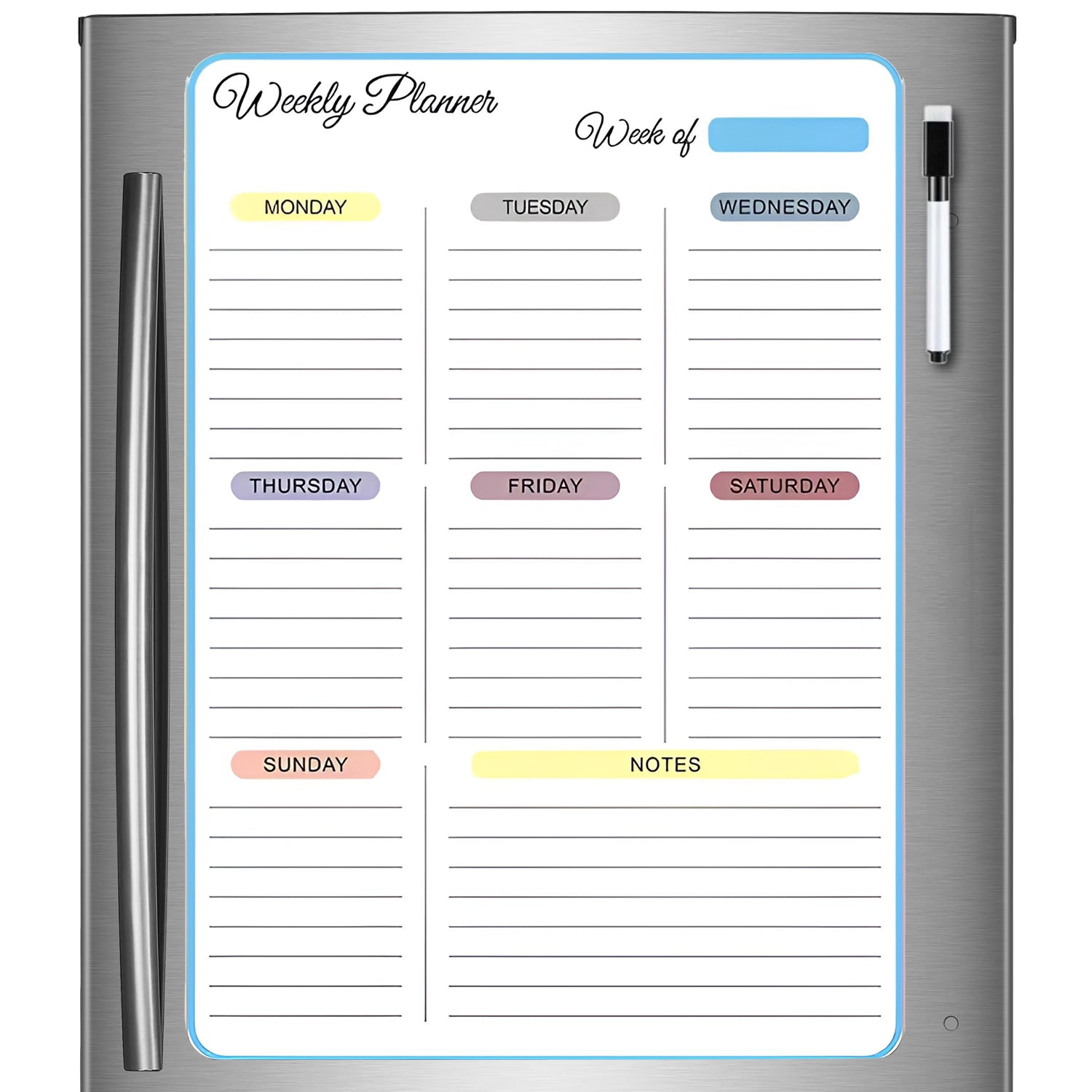 Magnetic Weekly Planner - A4